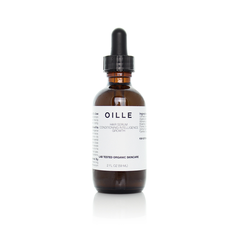 Organic Hair Serum Growth OILLE Organic, GC/MS Lab Tested Skincare
