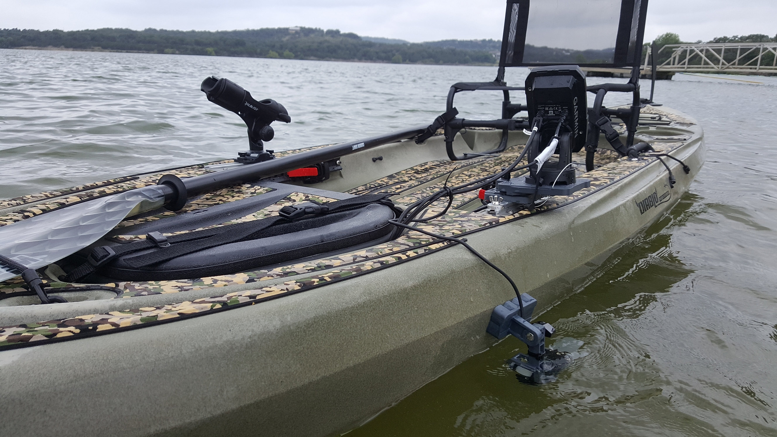 Fish Finder Mounts .com | Garmin Striker 4 on Kayak