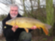 Daiwa consultant Brian Skoyles with a nice carp at Westerly Lake York.