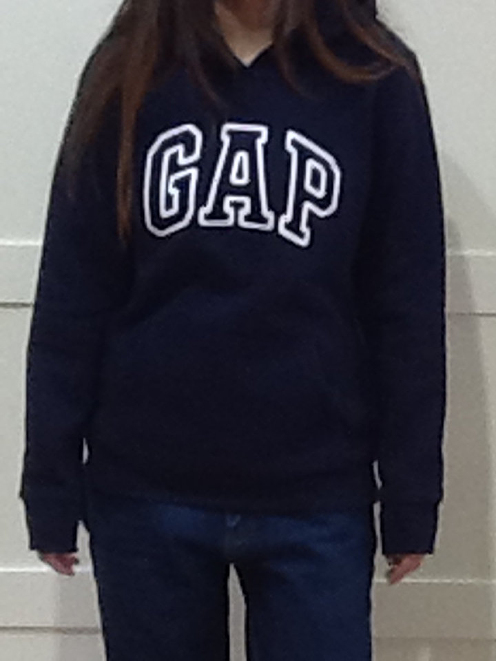 sudadera gap negra