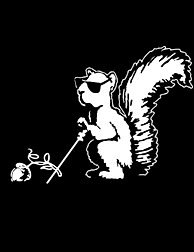 Blind Squirrel Clip Art