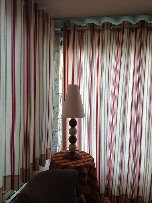 Rideaux de décoration classique, moderne: à Åillets ou fonctionnels Décor Baie rideaux