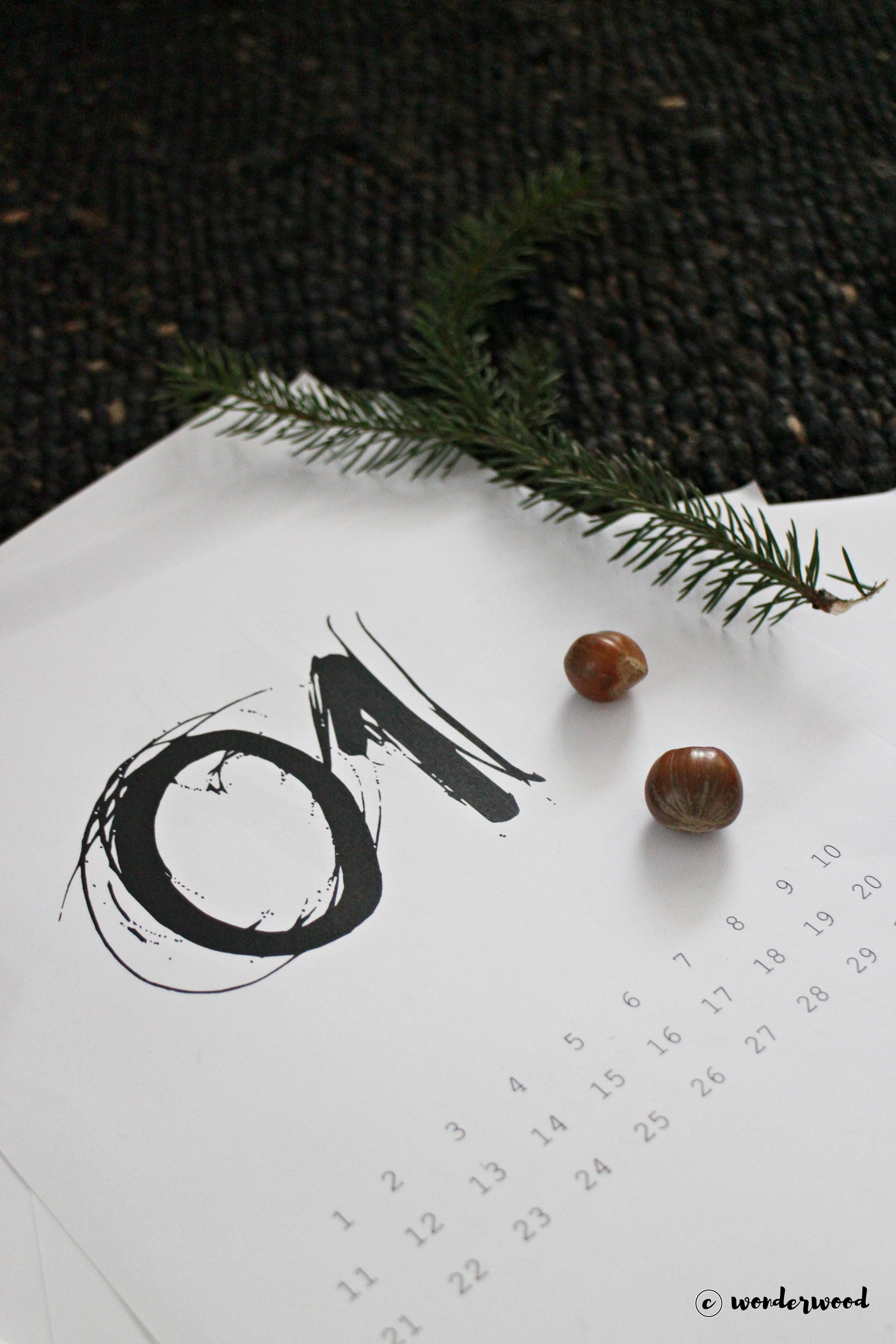 TIPS TIL HJEMMELAGDE JULEGAVER 9: FREEBIE Evighetskalender // HOMEMADE CHRISTMAS GIFT IDEA 9: FREEBIE Eternity Calendar