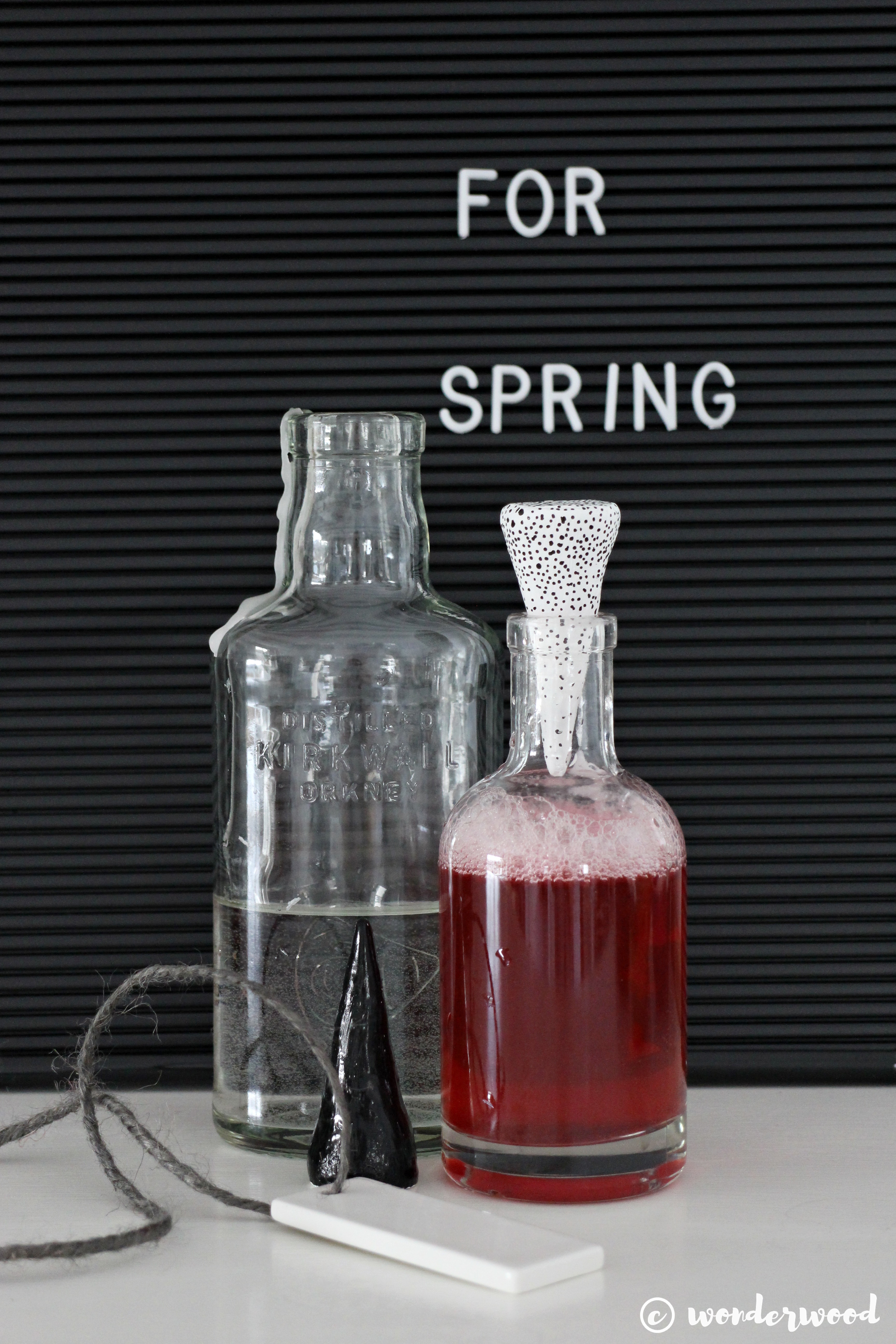 diy flaskekorker av fimo // diy clay bottle stopper