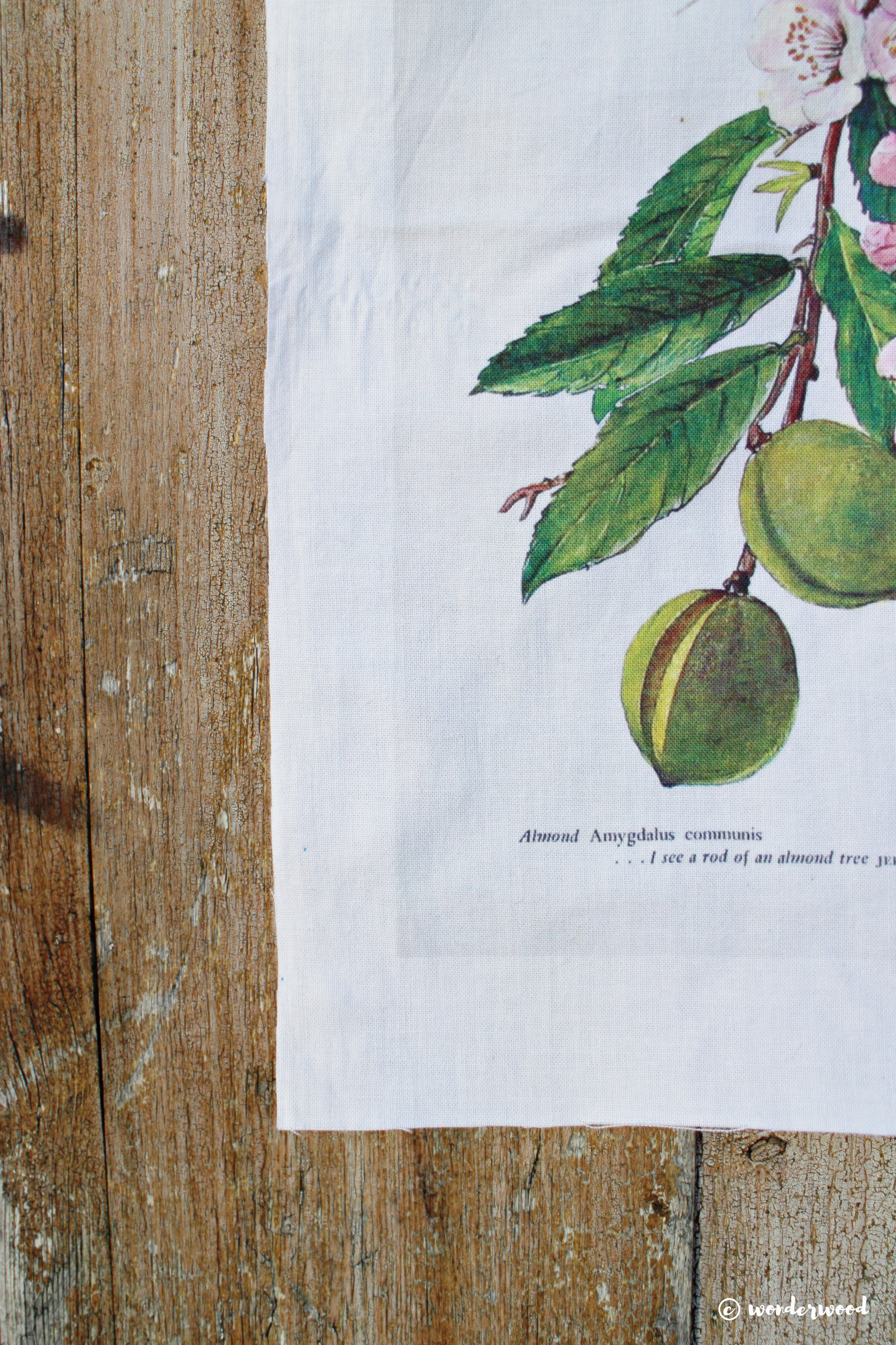 diy print på stoff // diy printed fabric