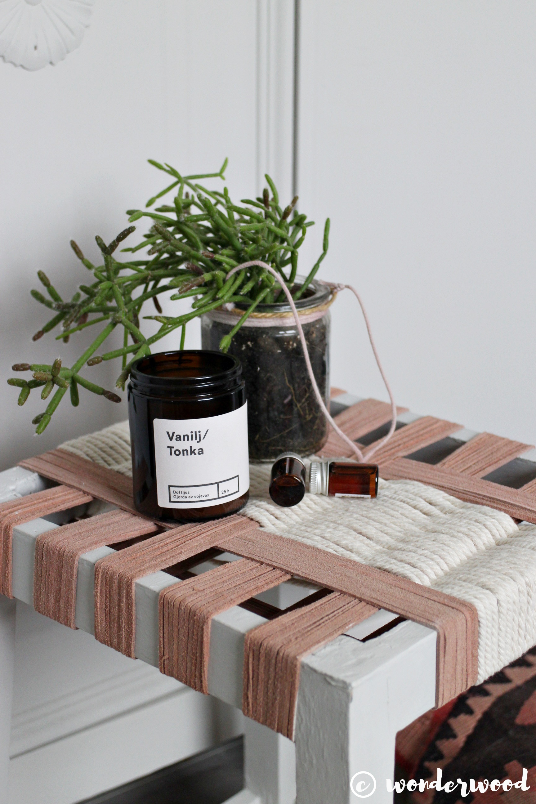 upcycle krakk // upcycled foot stool