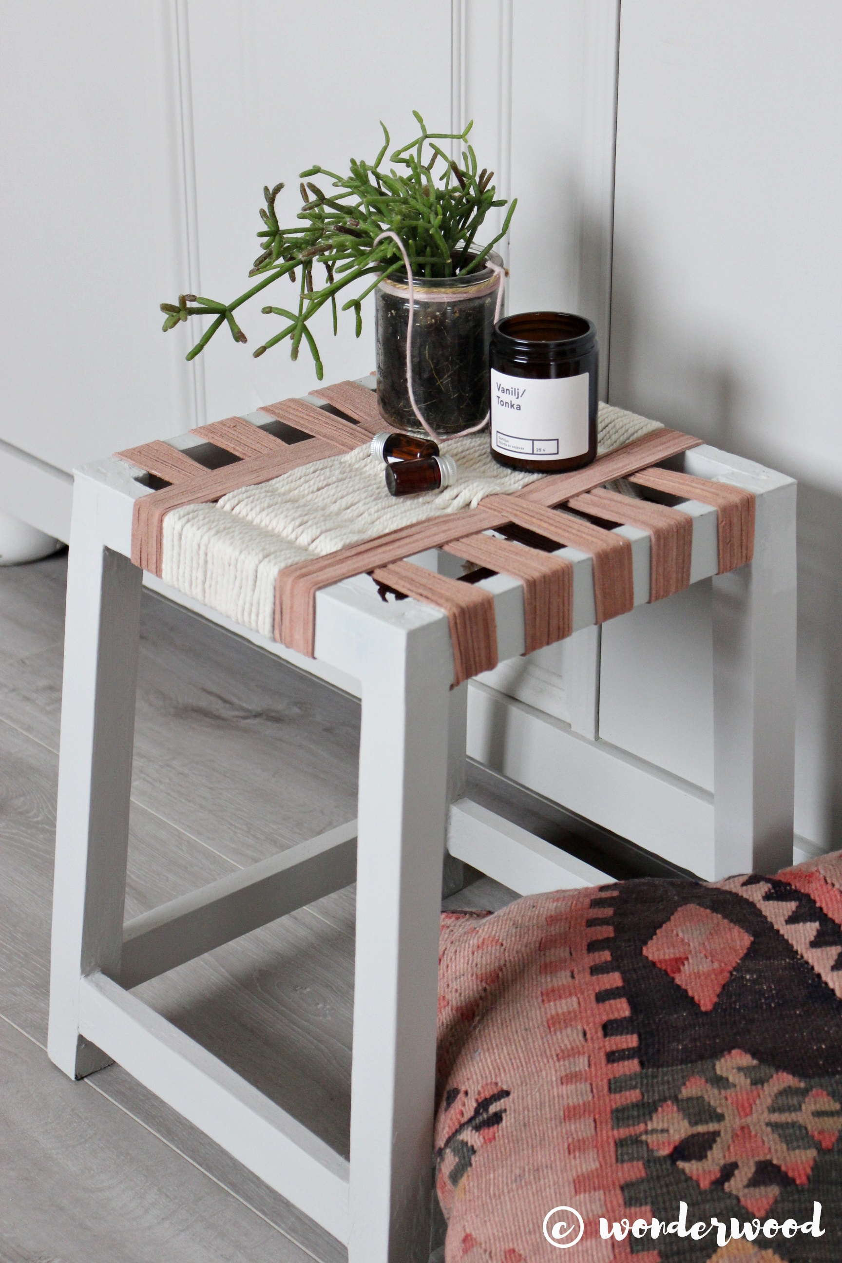 upcycle krakk // upcycled foot stool