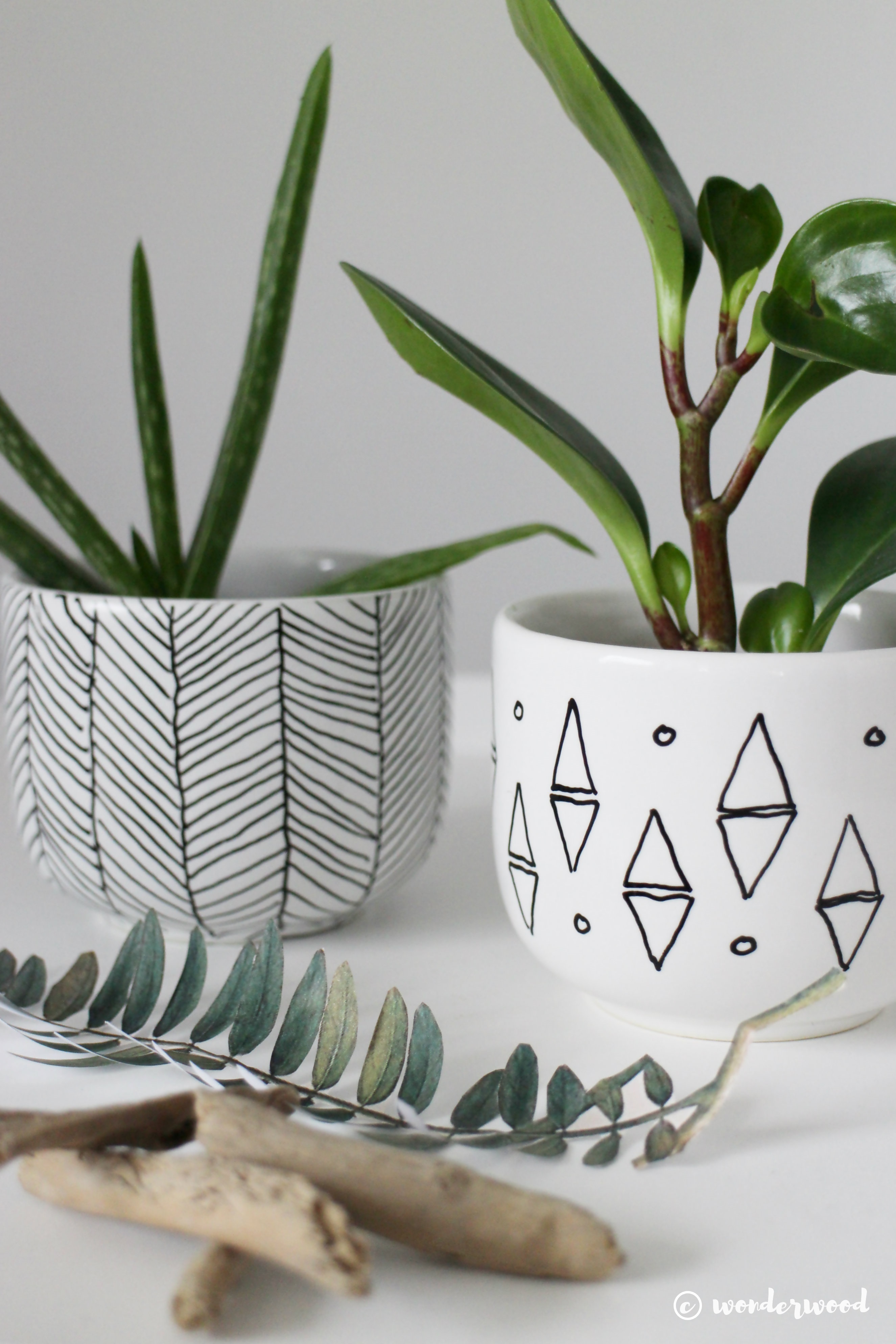 diy mini-potter // diy mini planters