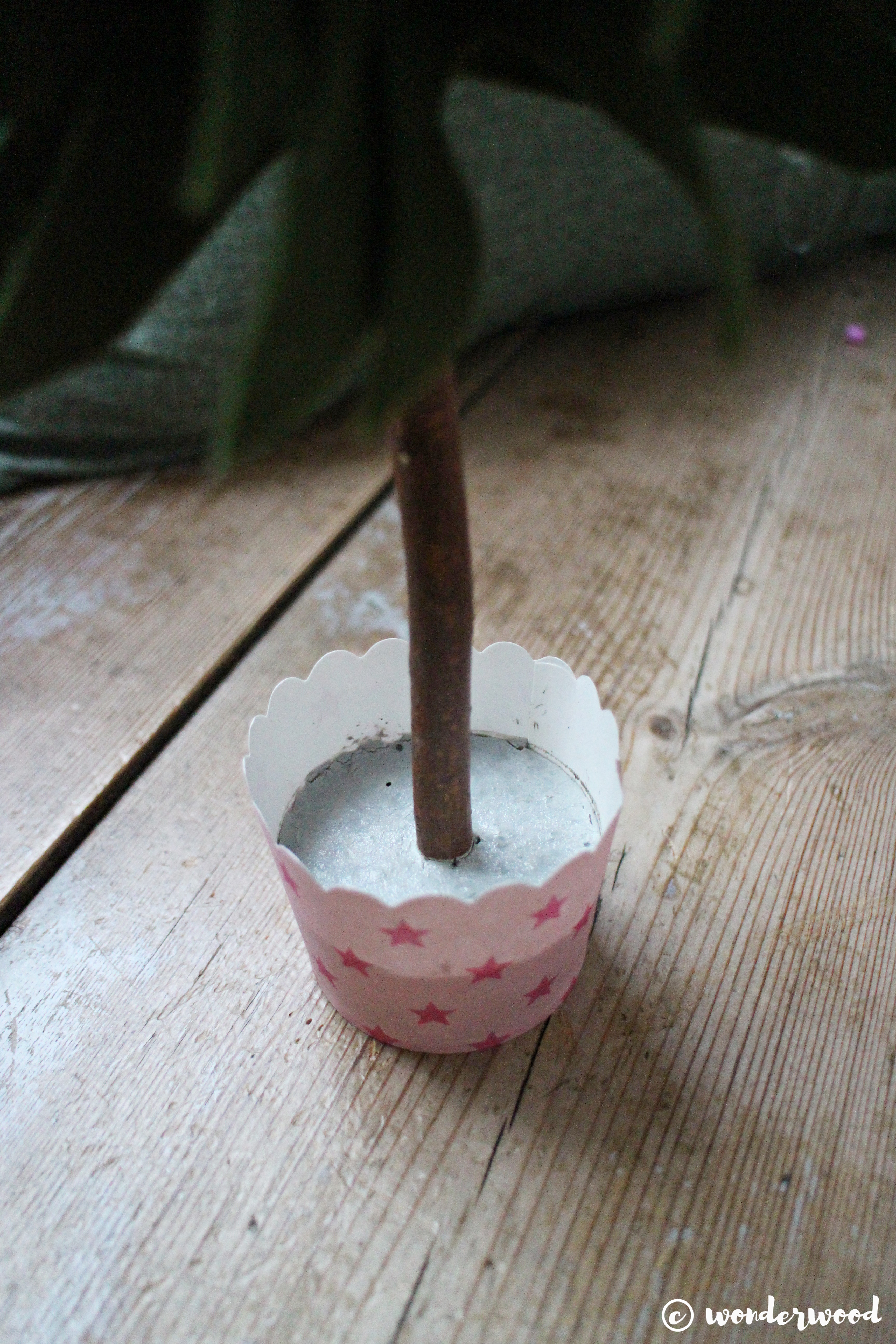 diy filt-tre // diy felt trees
