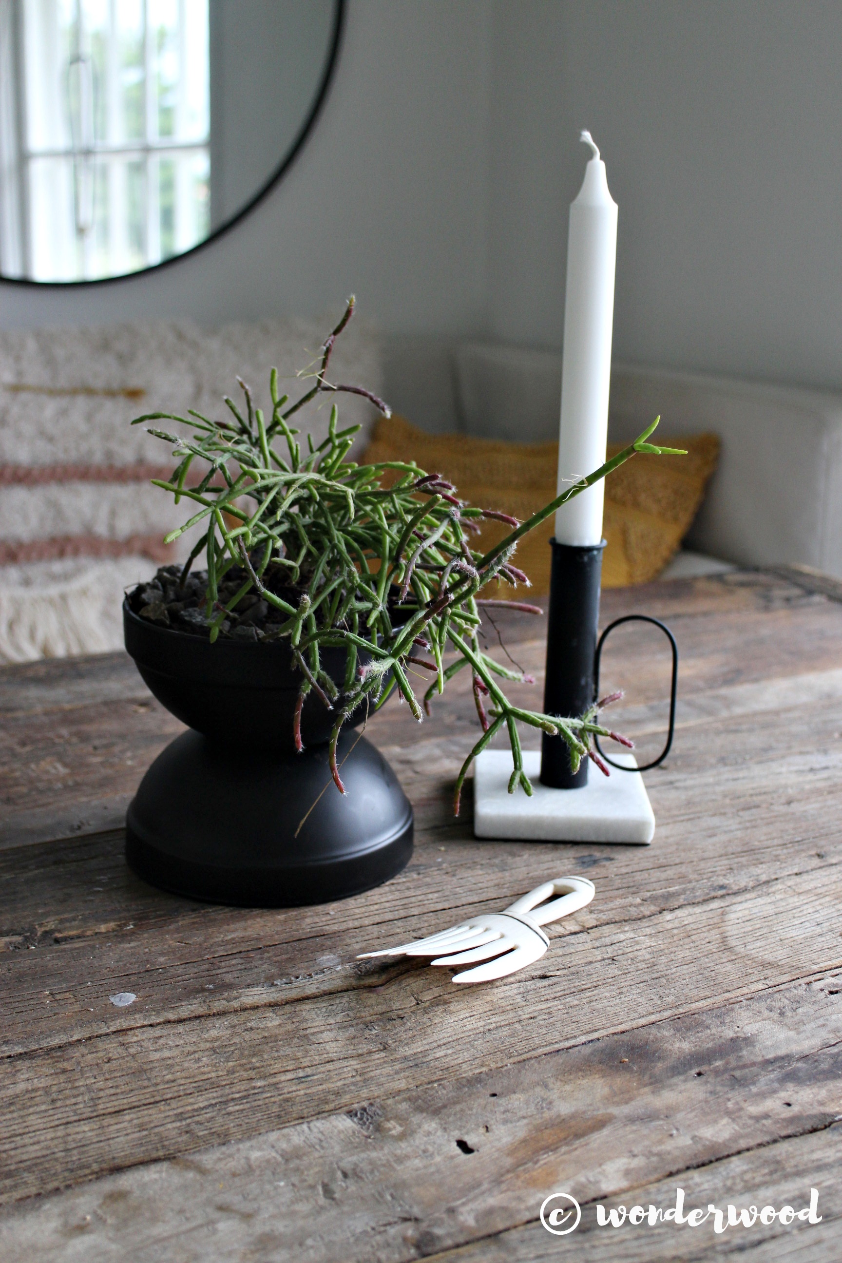 diy minimalistisk blomsterpotte // diy minimalist planter