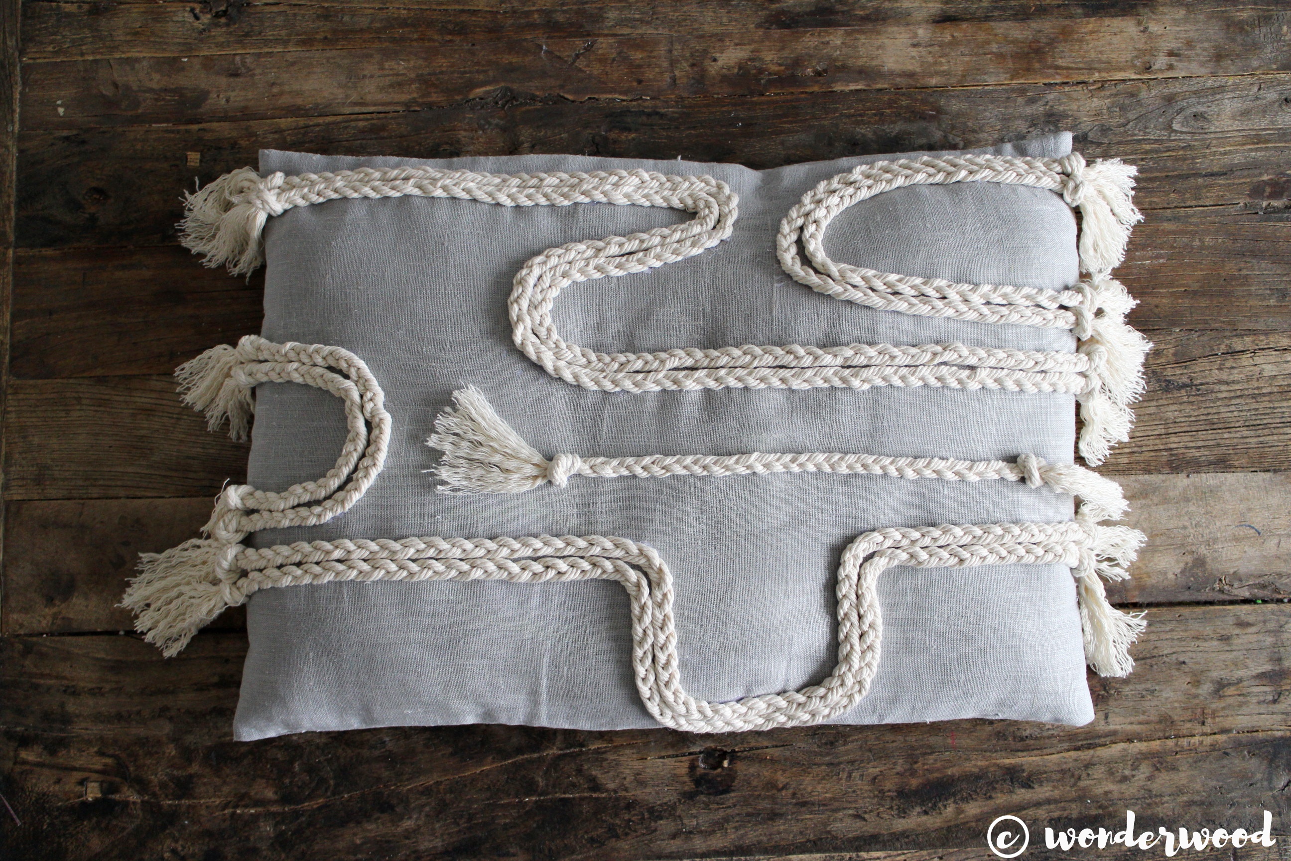 diy boho pute // diy boho pillow