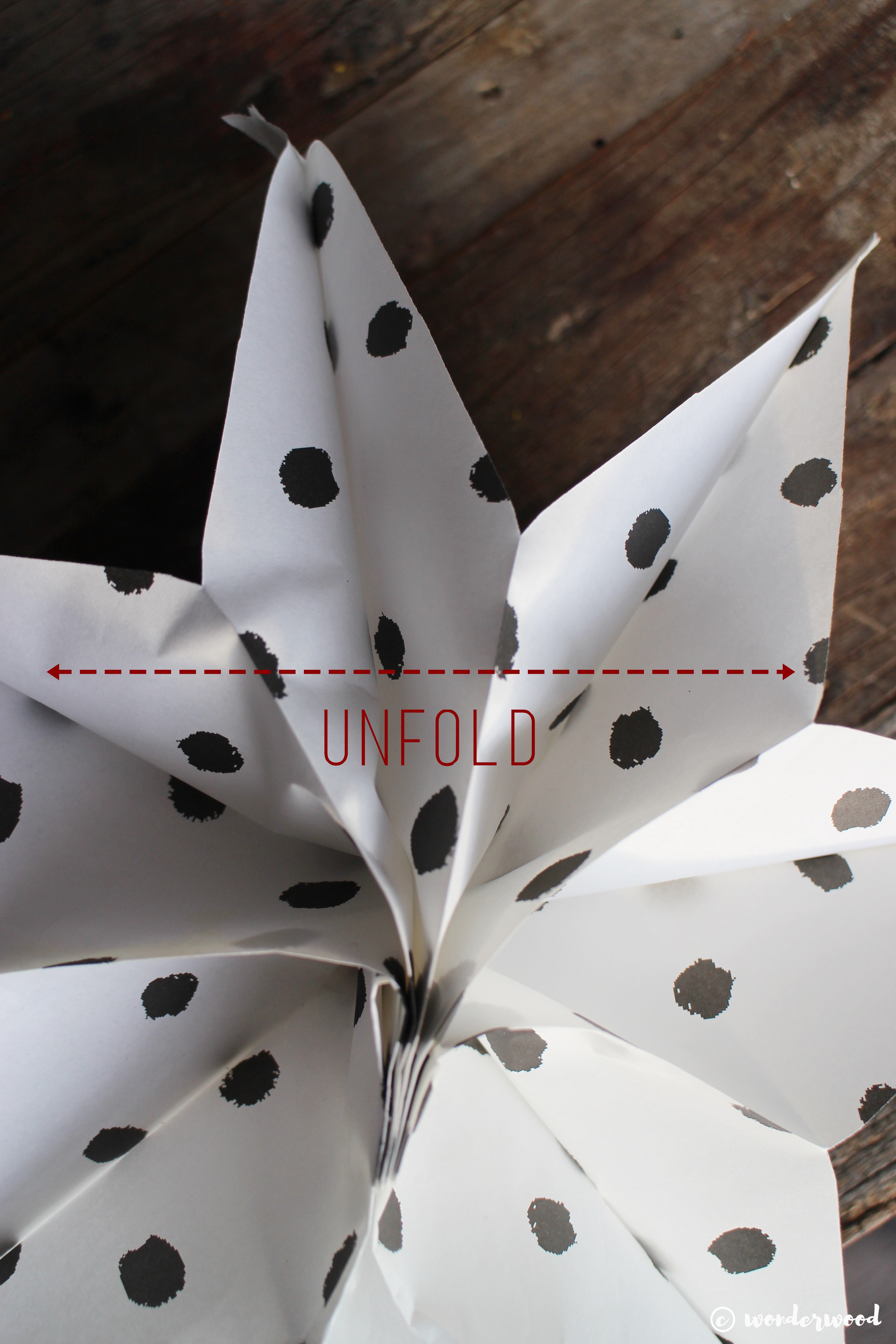 diy papirpose-stjerne // diy paper bag star
