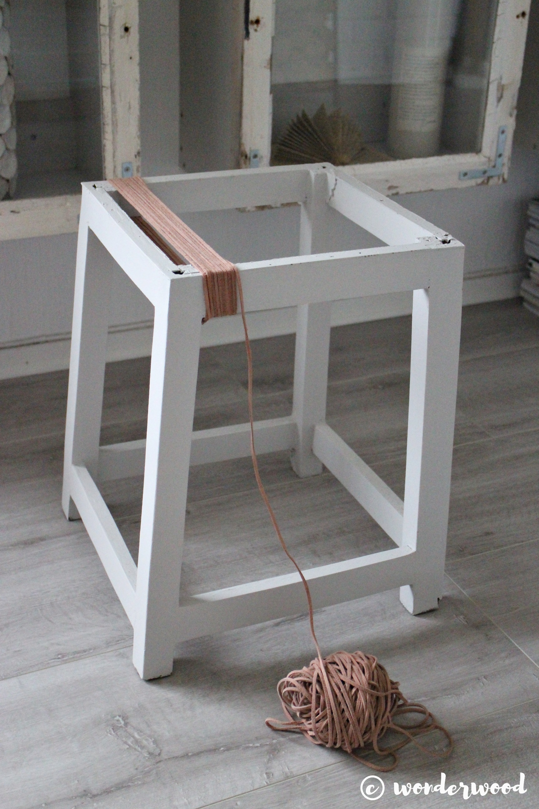 upcycle krakk // upcycled foot stool