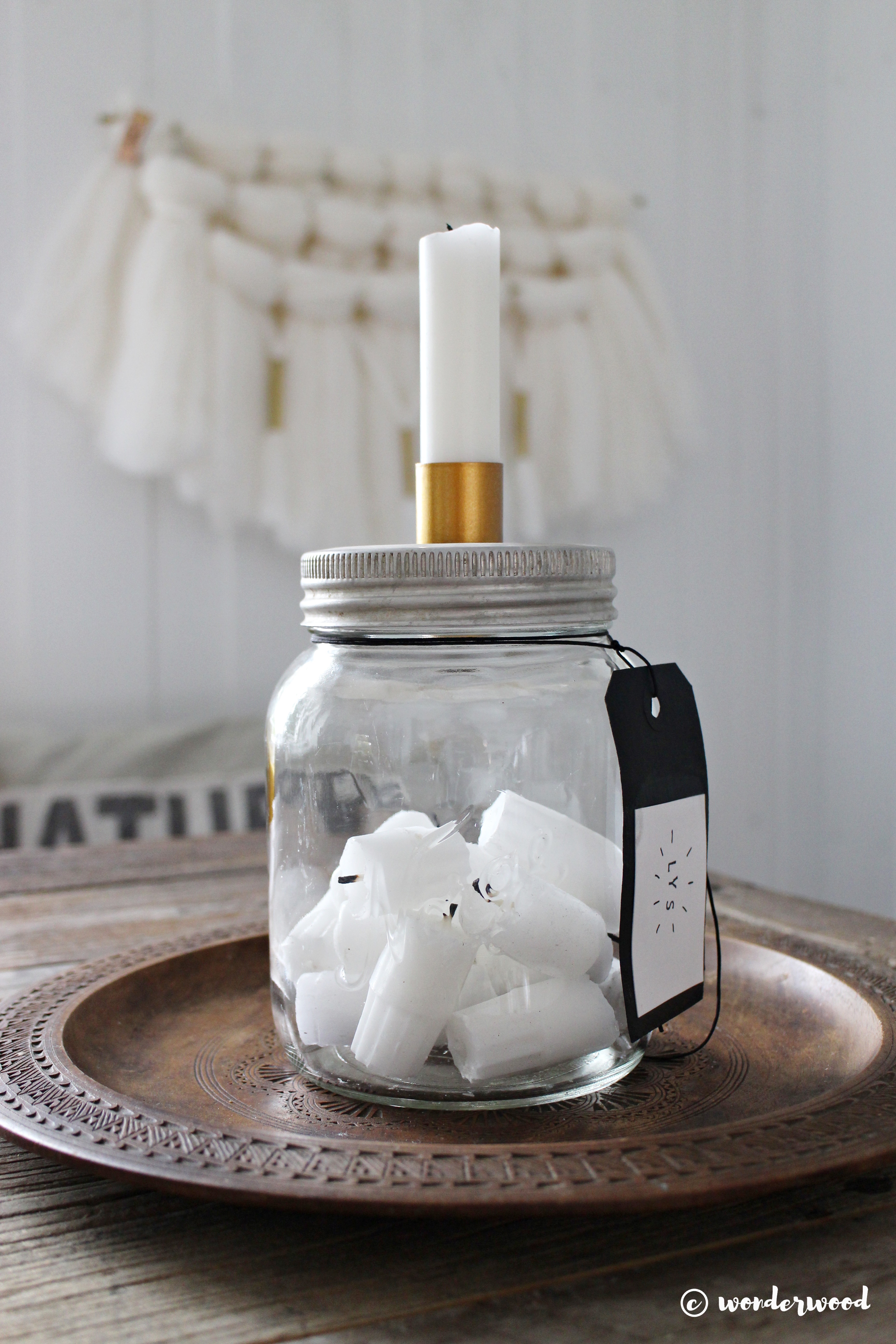 diy stumplysestake // diy candle holder in a jar OBSiGeN