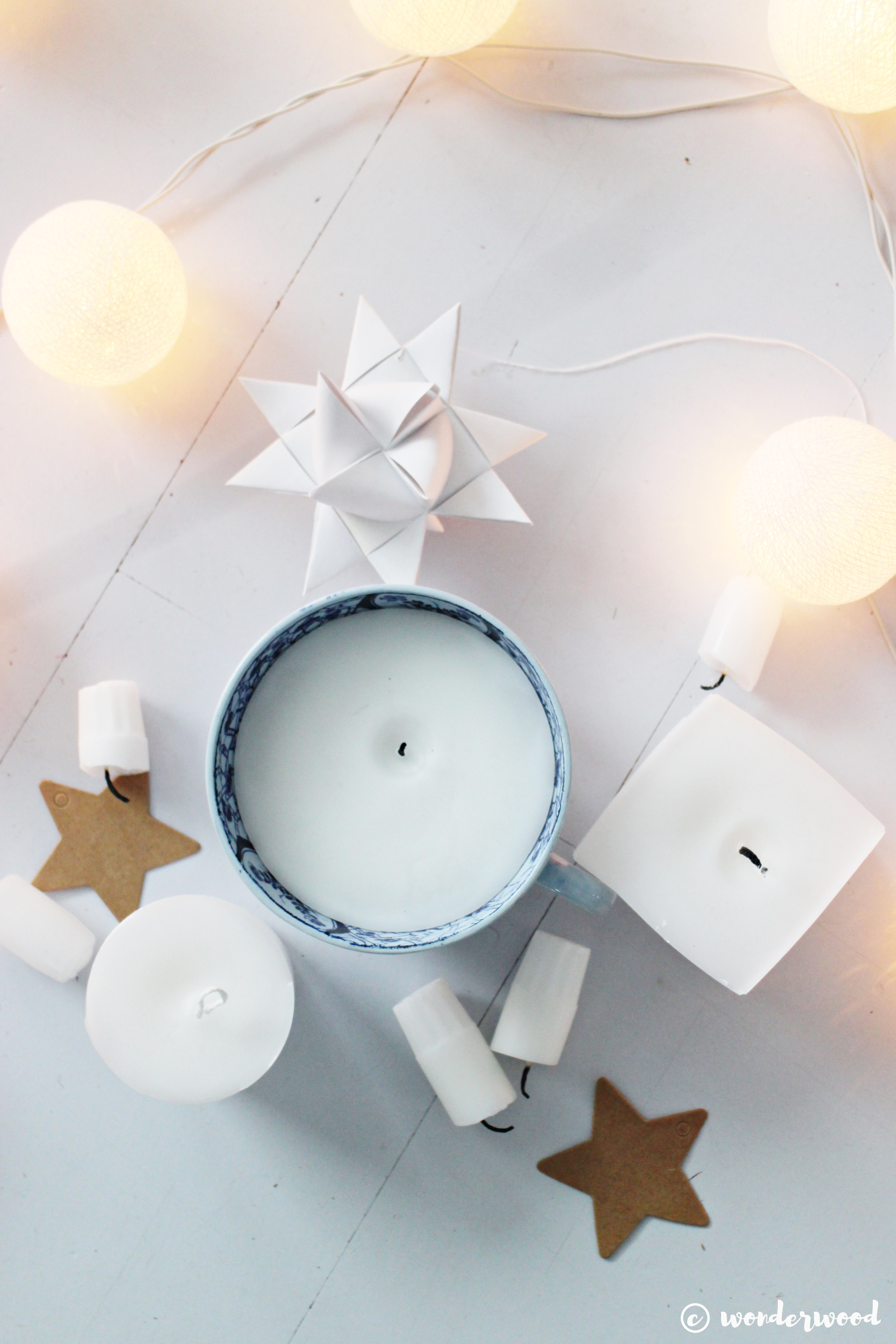 Tips til hjemmelagde julegaver 6: diy stearinlys // Homemade Christmas Gift Ideas 6: diy candle in a cup