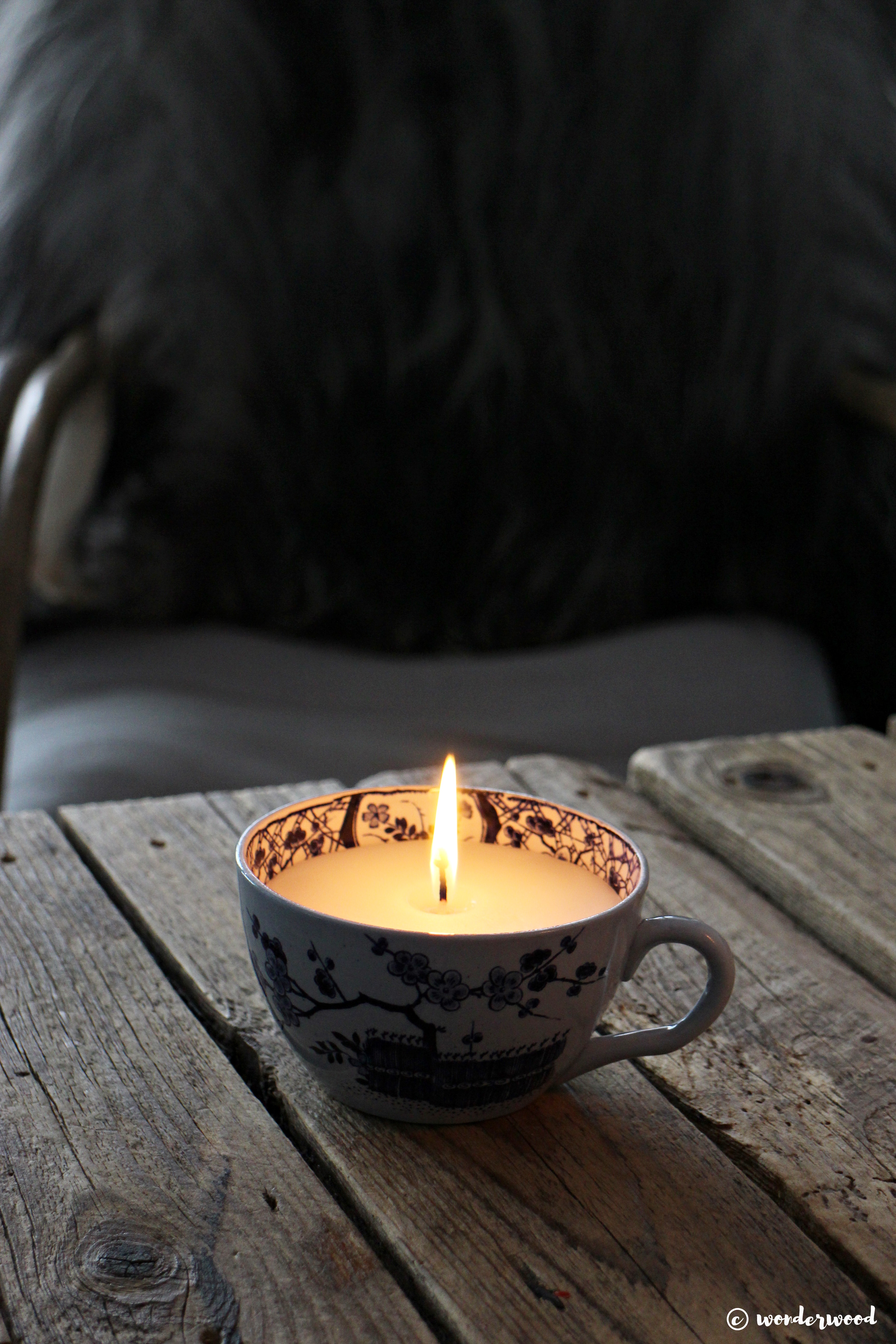 Tips til hjemmelagde julegaver 6: diy stearinlys // Homemade Christmas Gift Ideas 6: diy candle in a cup