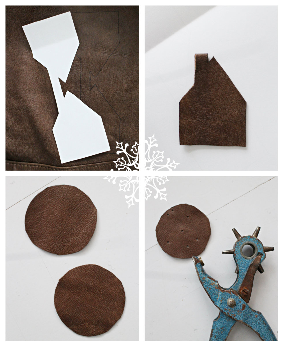 Tips til hjemmelagde julegaver 8: diy nøkkelanheng i skinn // Homemade Christmas gift ideas 8: diy leather keychain