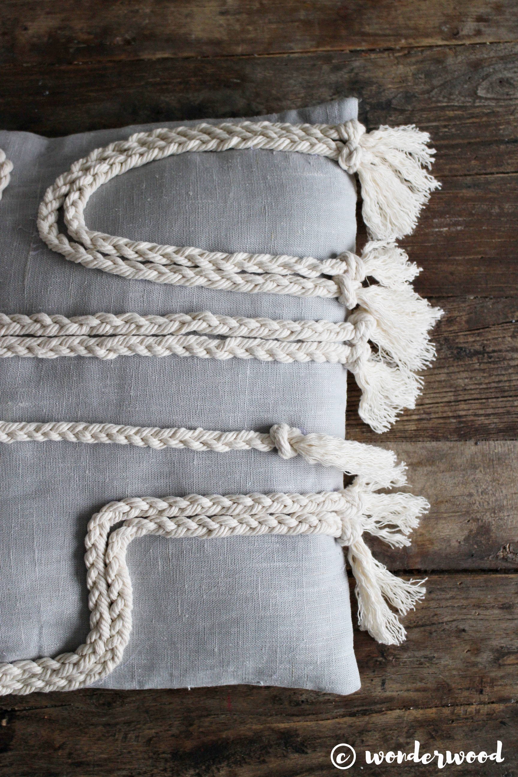 diy boho pute // diy boho pillow