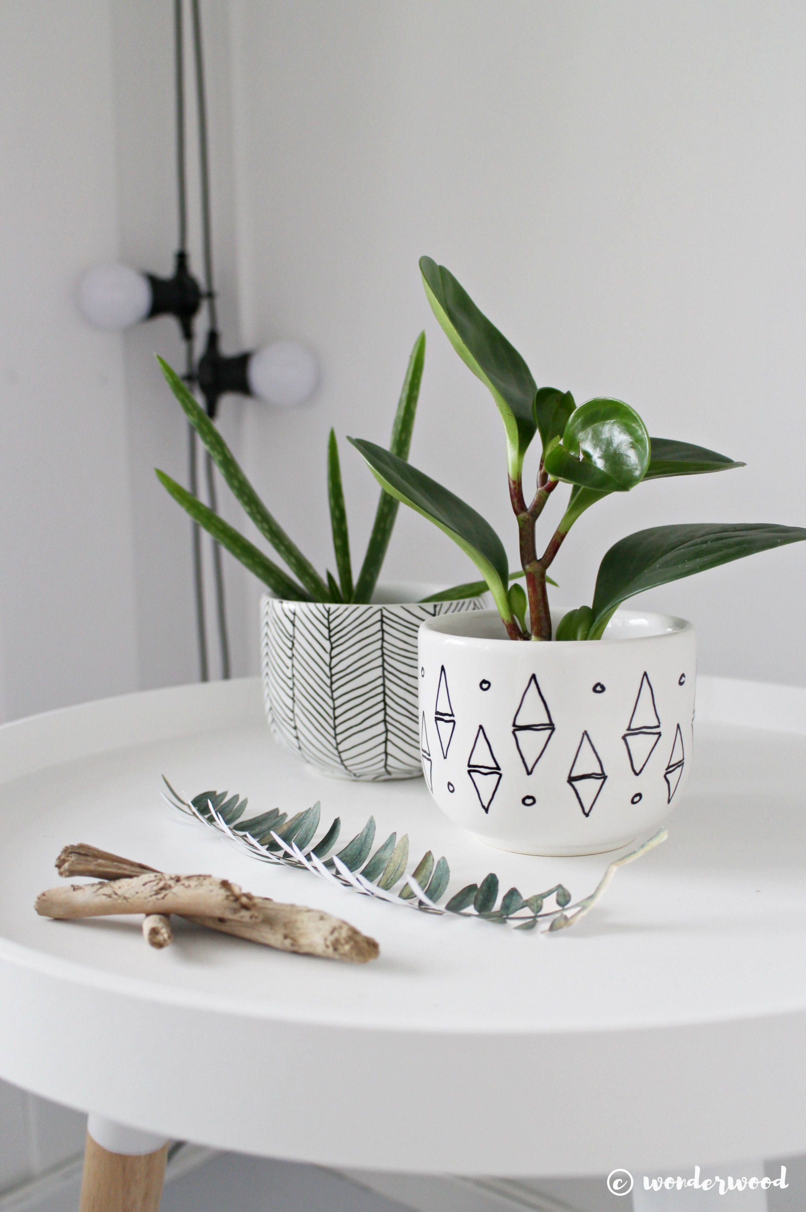 diy mini-potter // diy mini planters