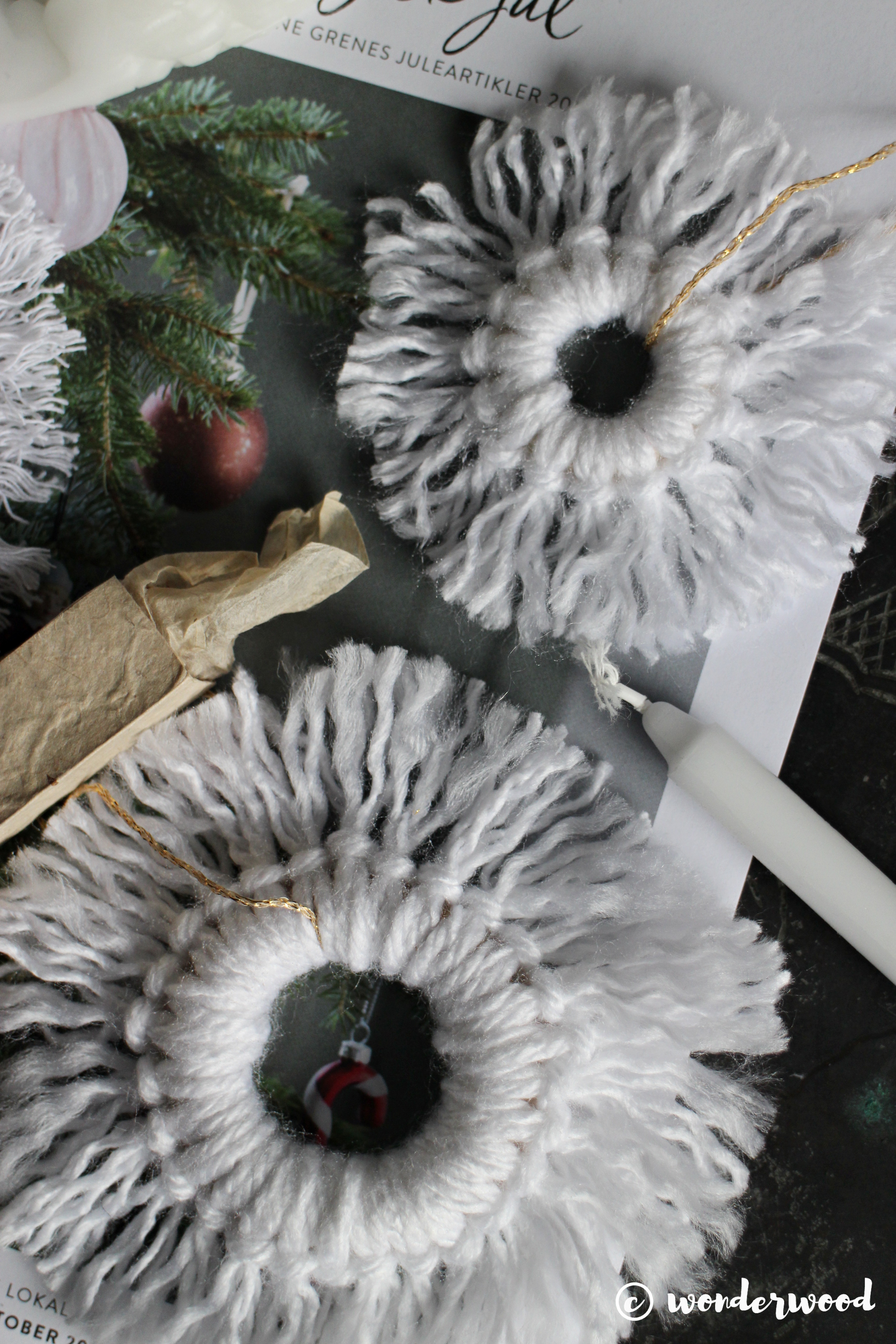 diy snøfnugg // diy snowflakes