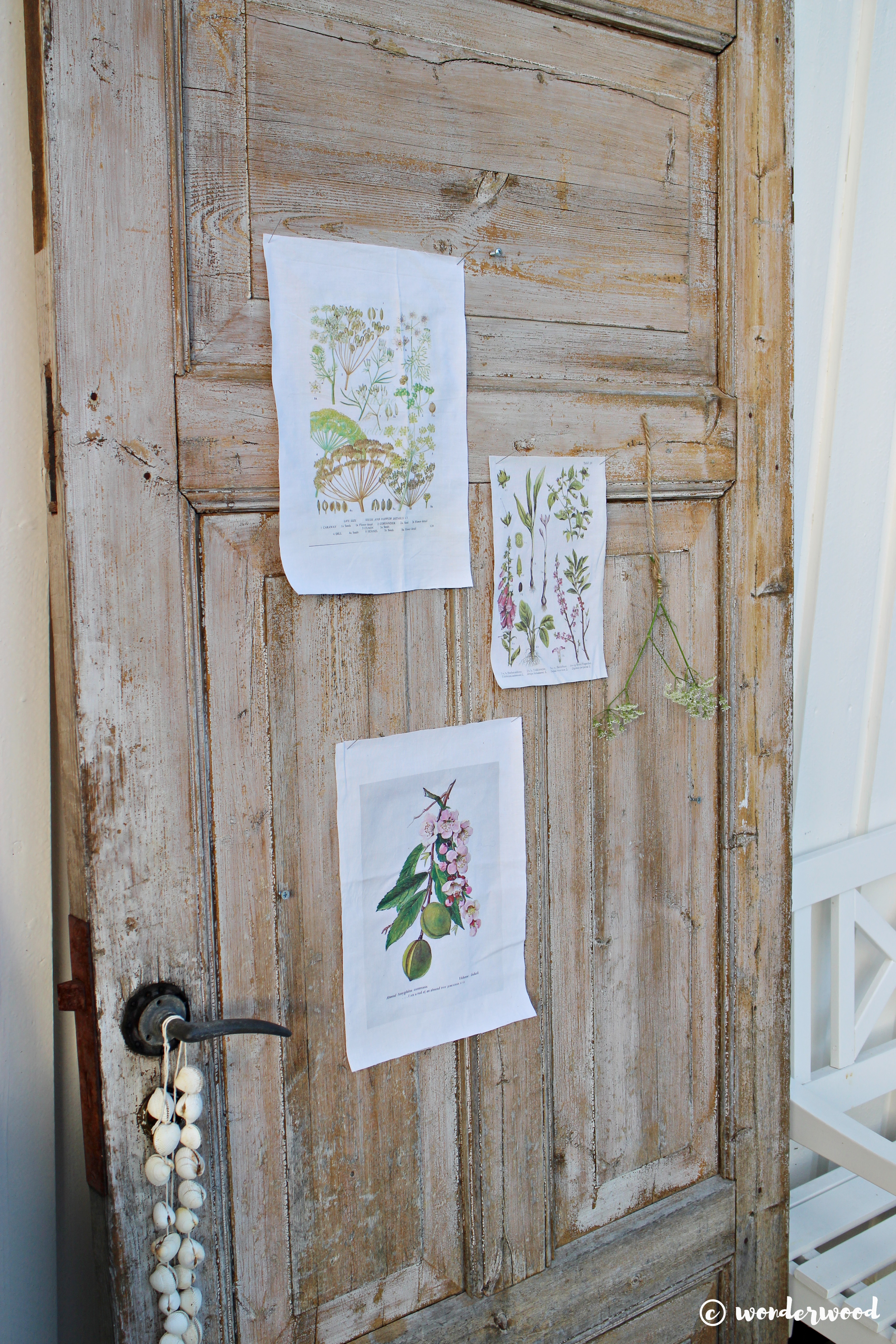 diy print på stoff // diy printed fabric