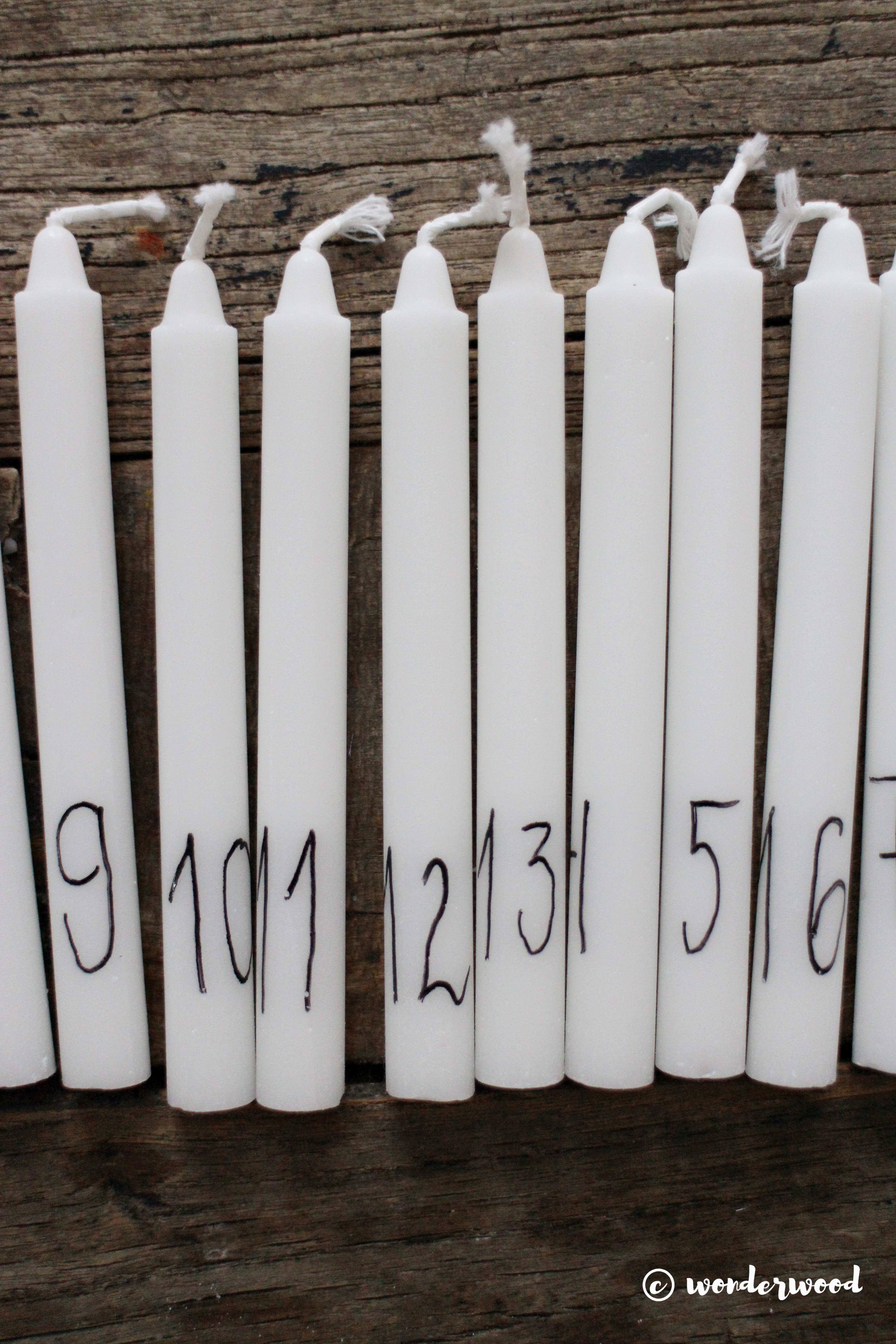 diy lyskalender // diy calendar lights