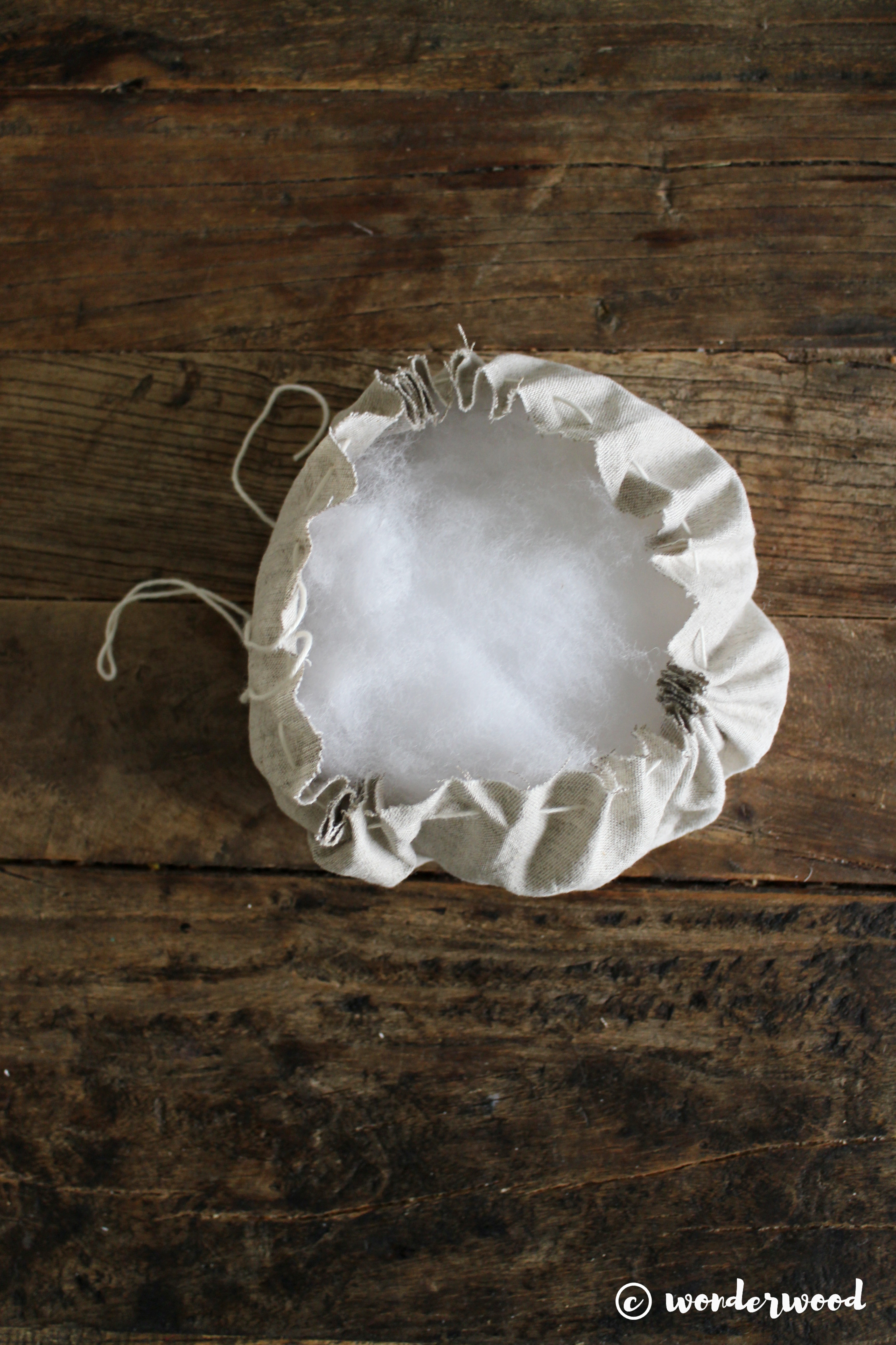 diy gresskar i stoff // diy fabric pumpkins