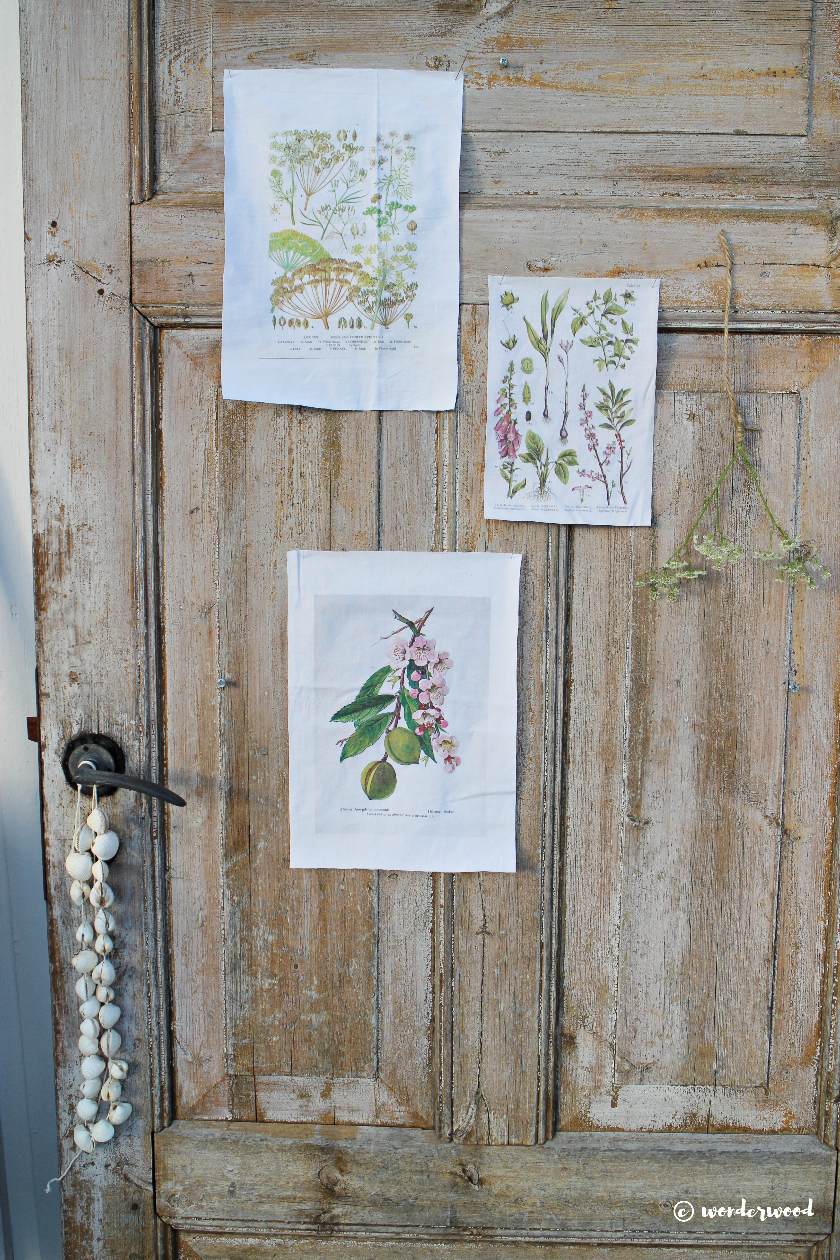 diy print på stoff // diy printed fabric
