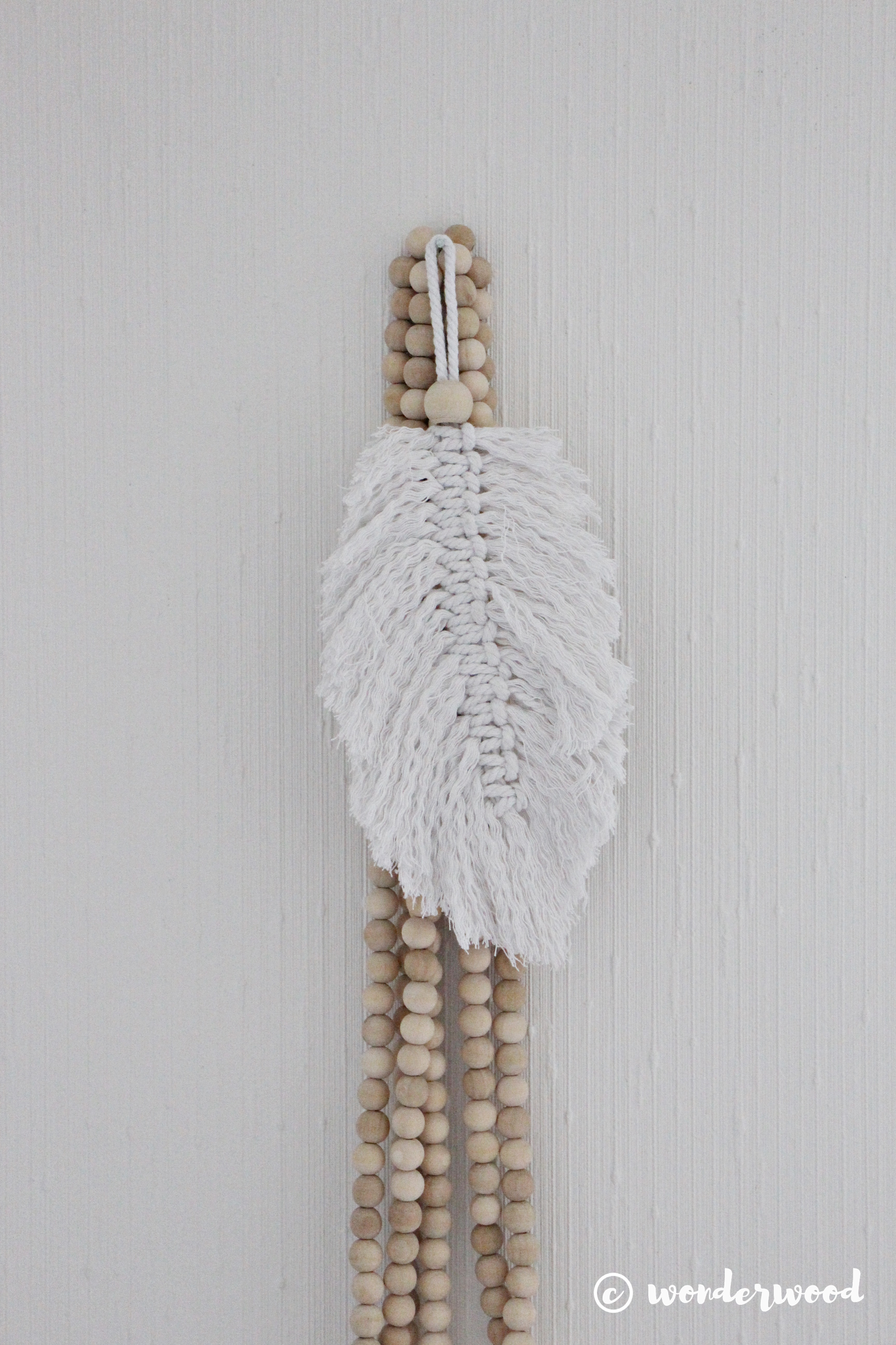 diy makrame fjær // diy macrame feathers