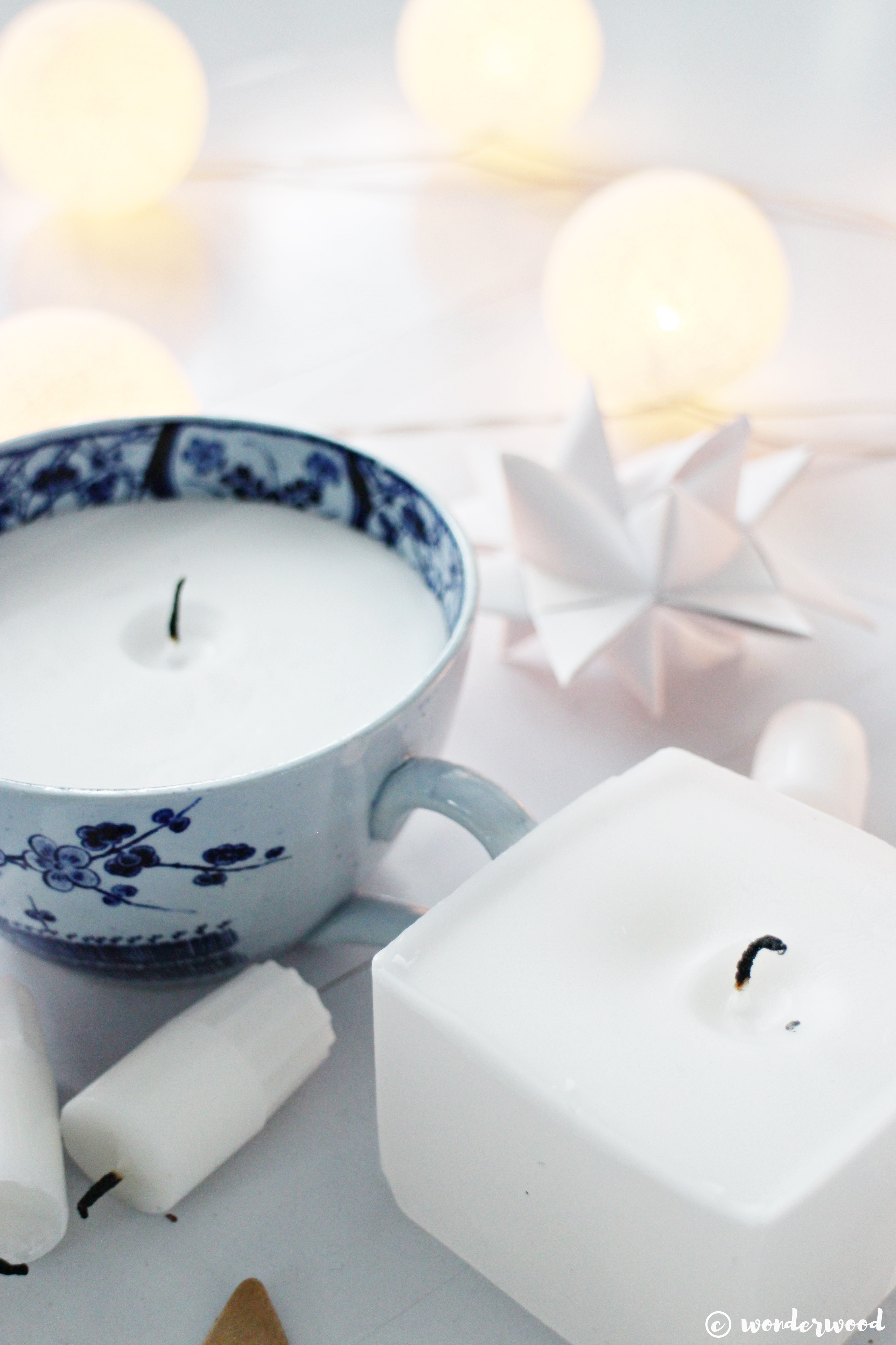 Tips til hjemmelagde julegaver 6: diy stearinlys // Homemade Christmas Gift Ideas 6: diy candle in a cup