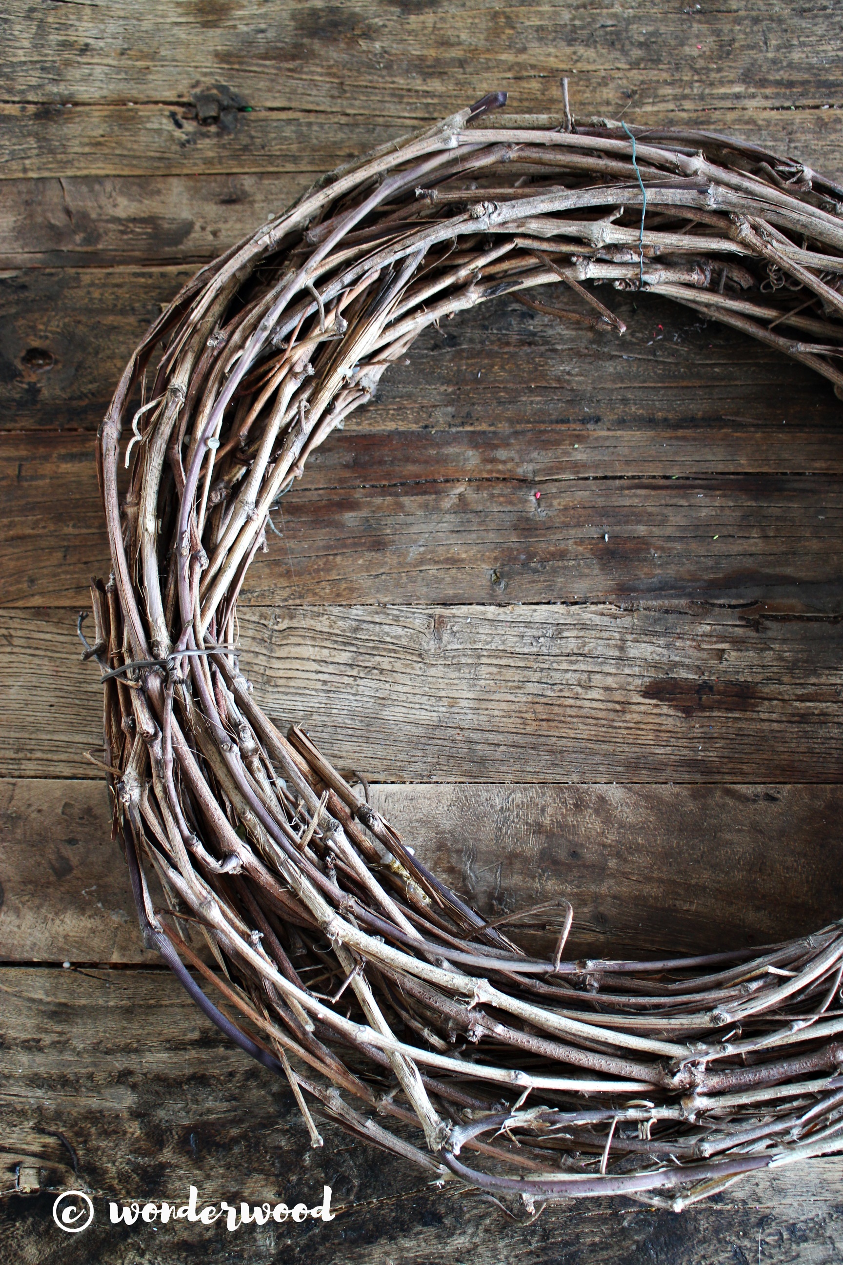 diy enkel påskekrans // diy easy easter wreath