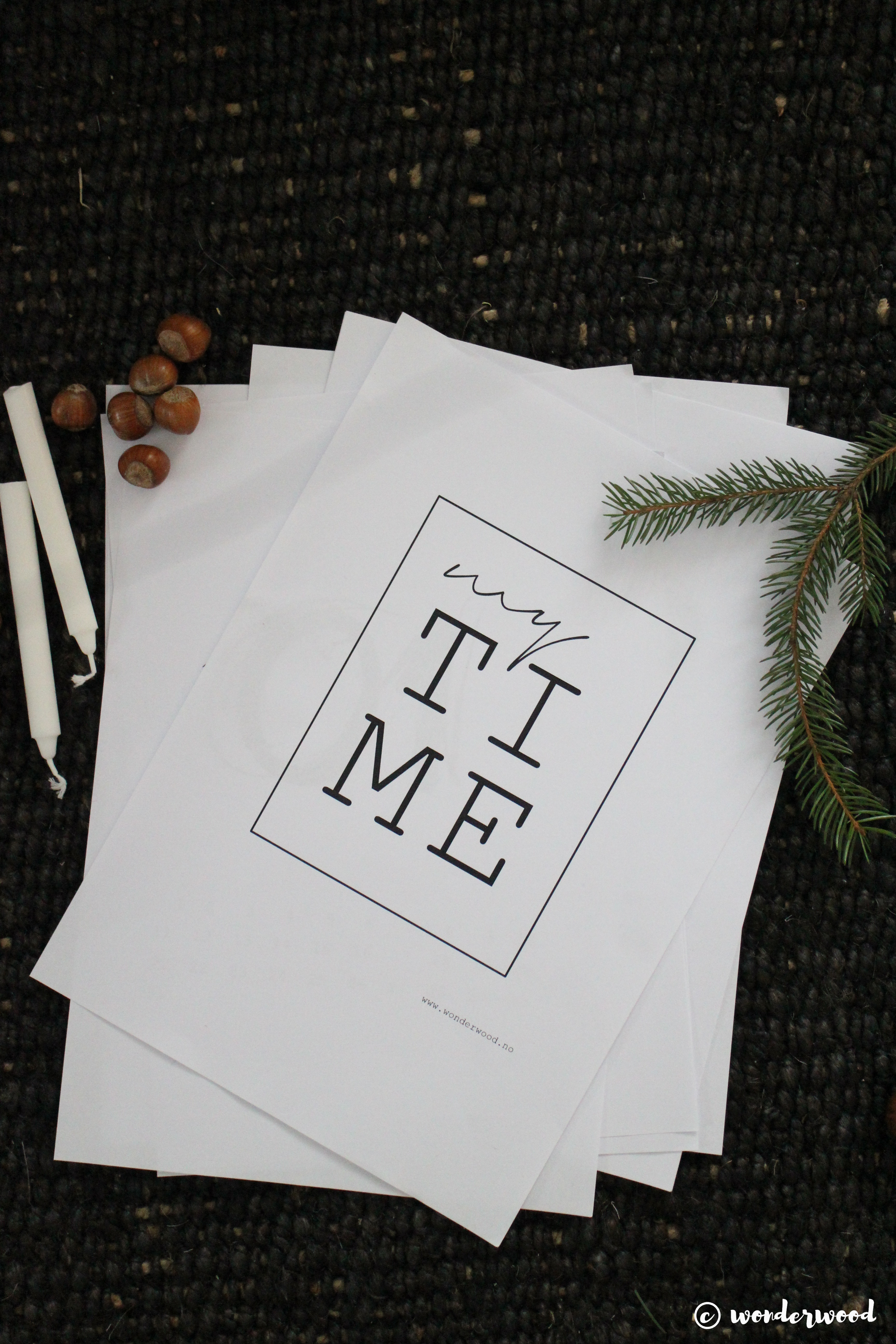 TIPS TIL HJEMMELAGDE JULEGAVER 9: FREEBIE Evighetskalender // HOMEMADE CHRISTMAS GIFT IDEA 9: FREEBIE Eternity Calendar