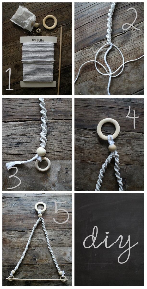 TIPS TIL HJEMMELAGDE JULEGAVER 2: diy makrame huskeliste // HOMEMADE CHRISTMAS GIFT IDEA 2: diy makrame memo holder
