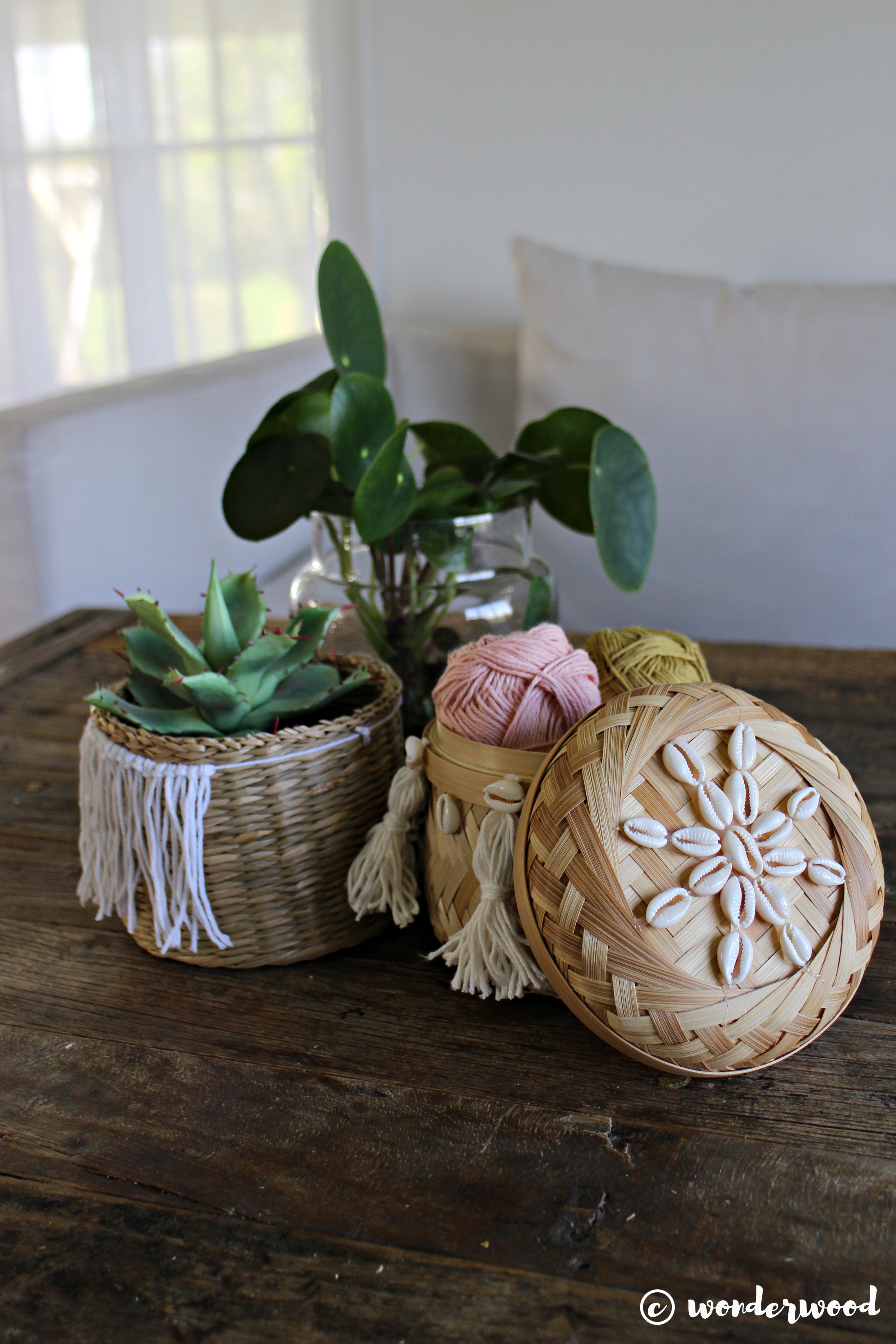 ikea hack: boho baskets
