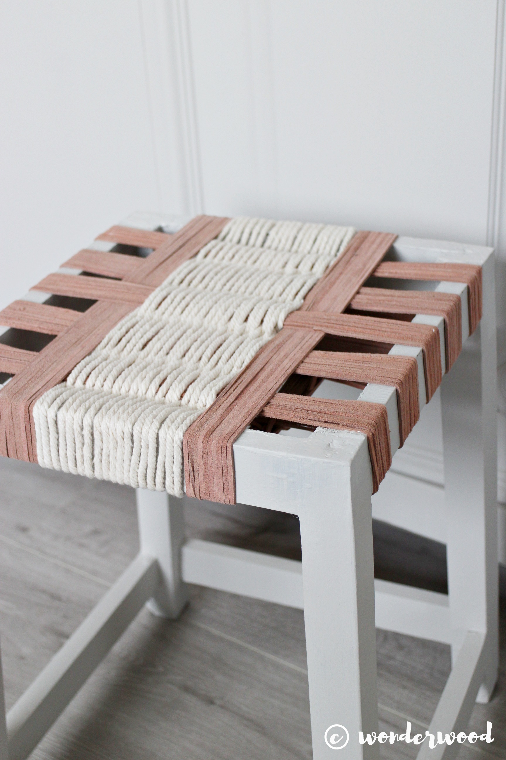 upcycle krakk // upcycled foot stool