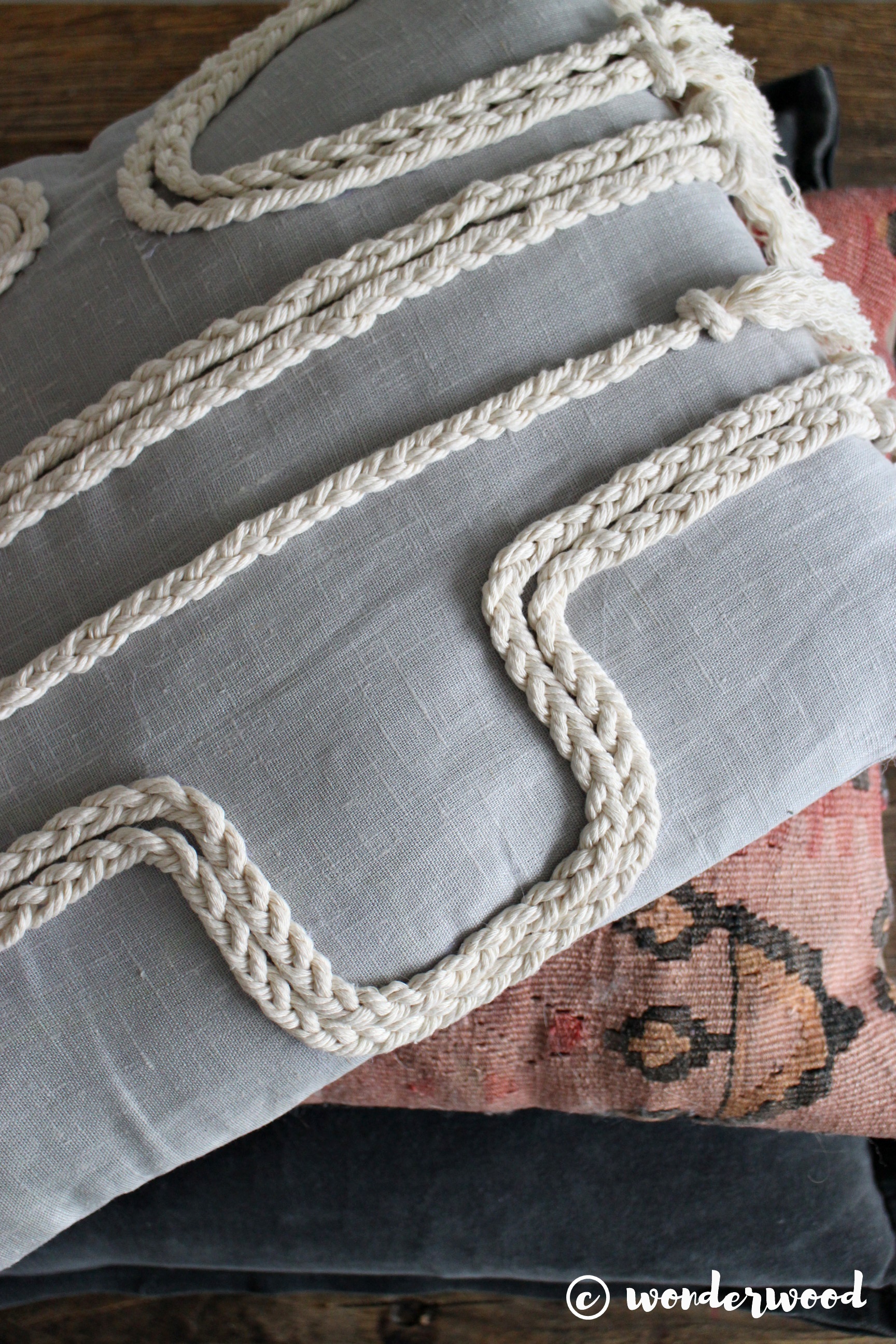 diy boho pute // diy boho pillow