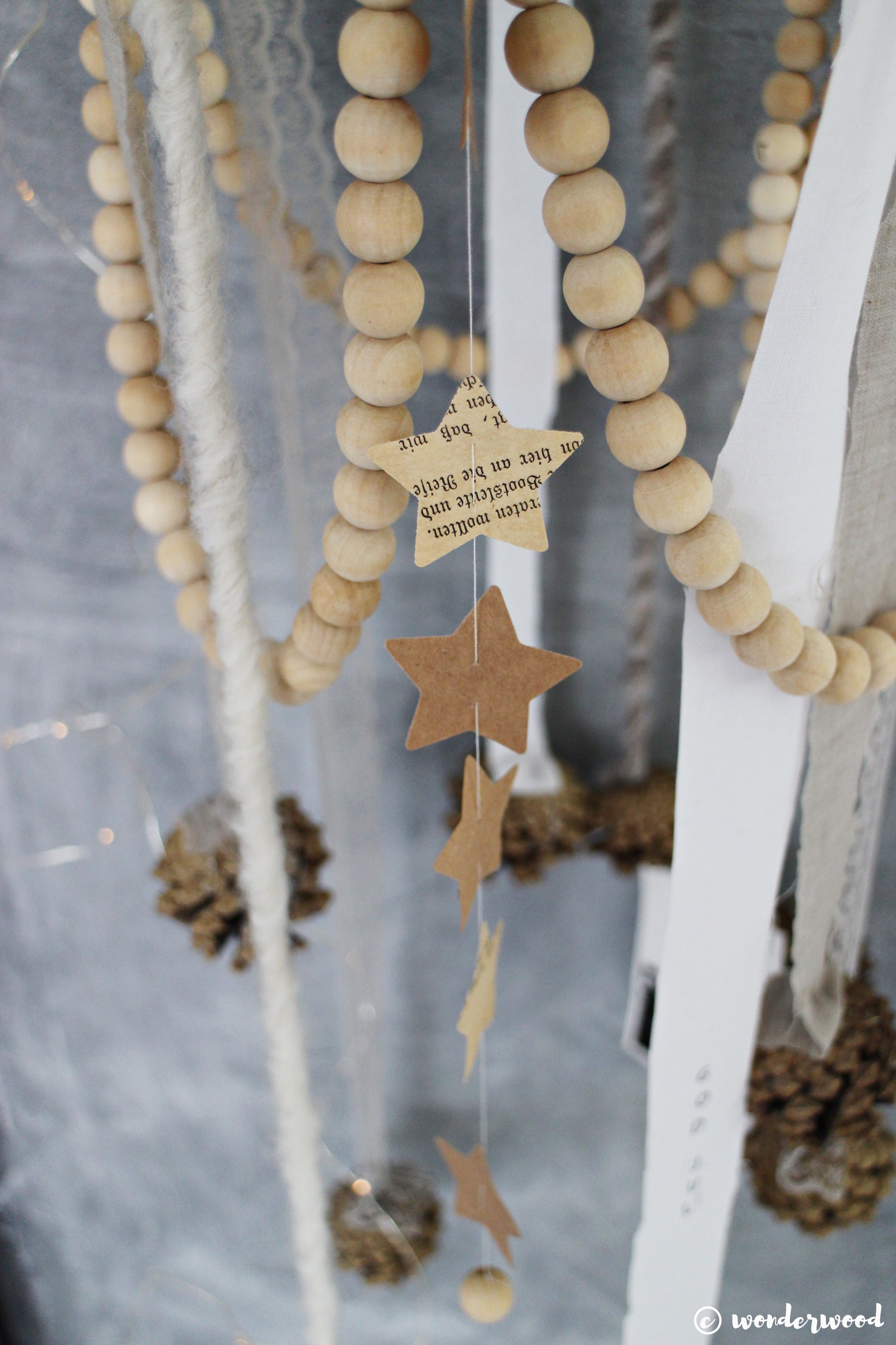 diy konglekrans til jul // diy pinecone wreath