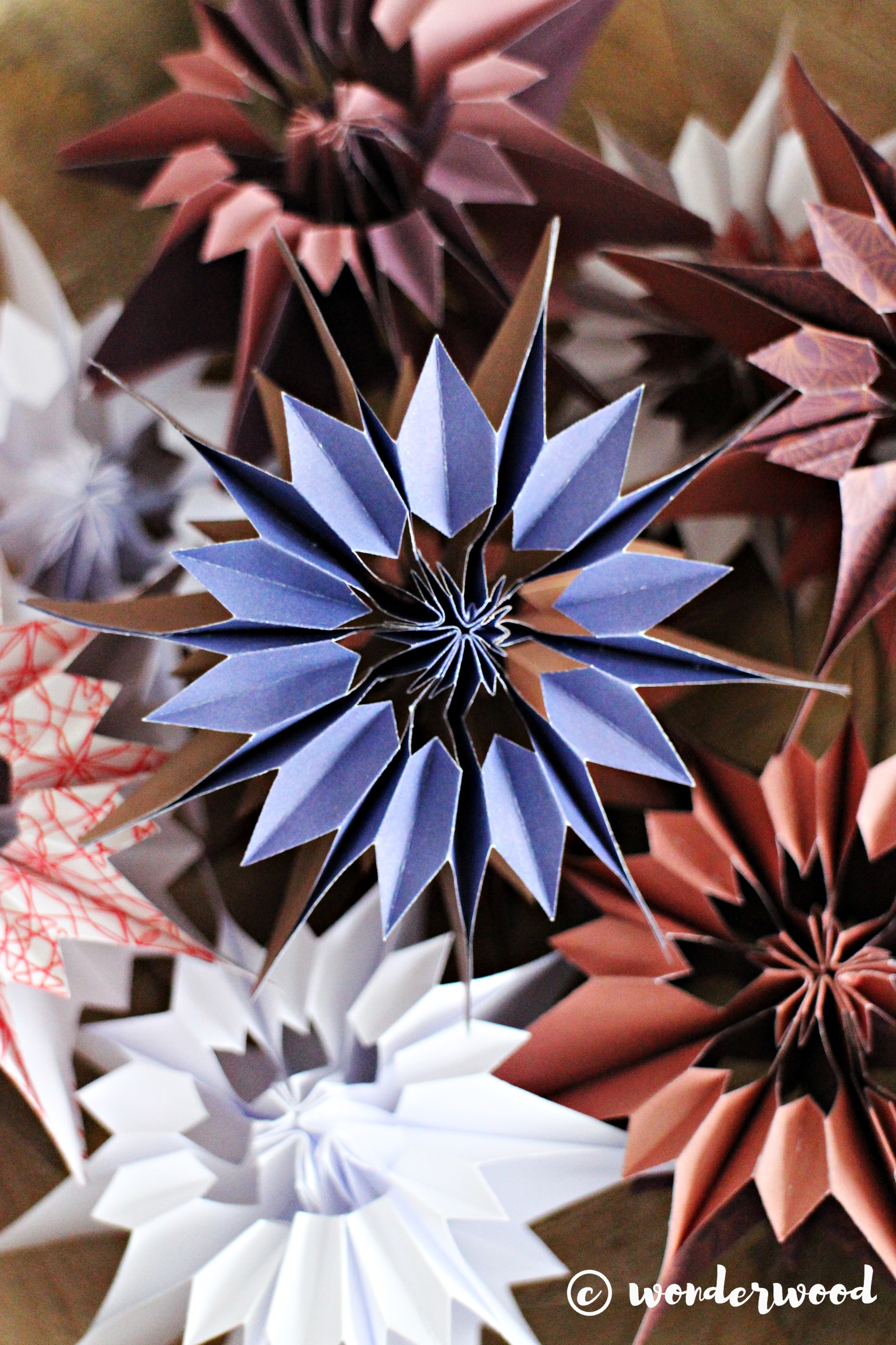 diy papirstjerner // diy paper stars