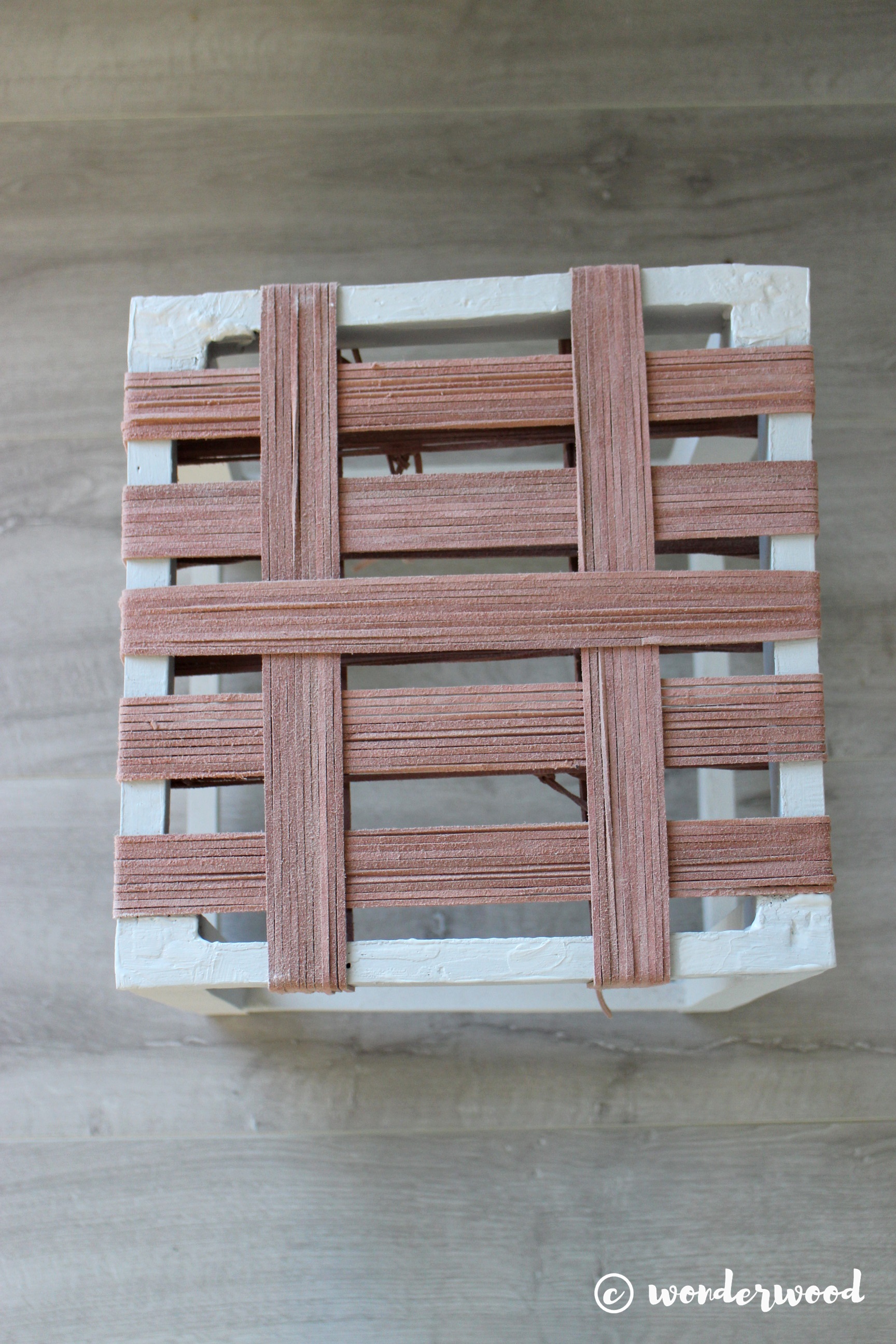 upcycle krakk // upcycled foot stool