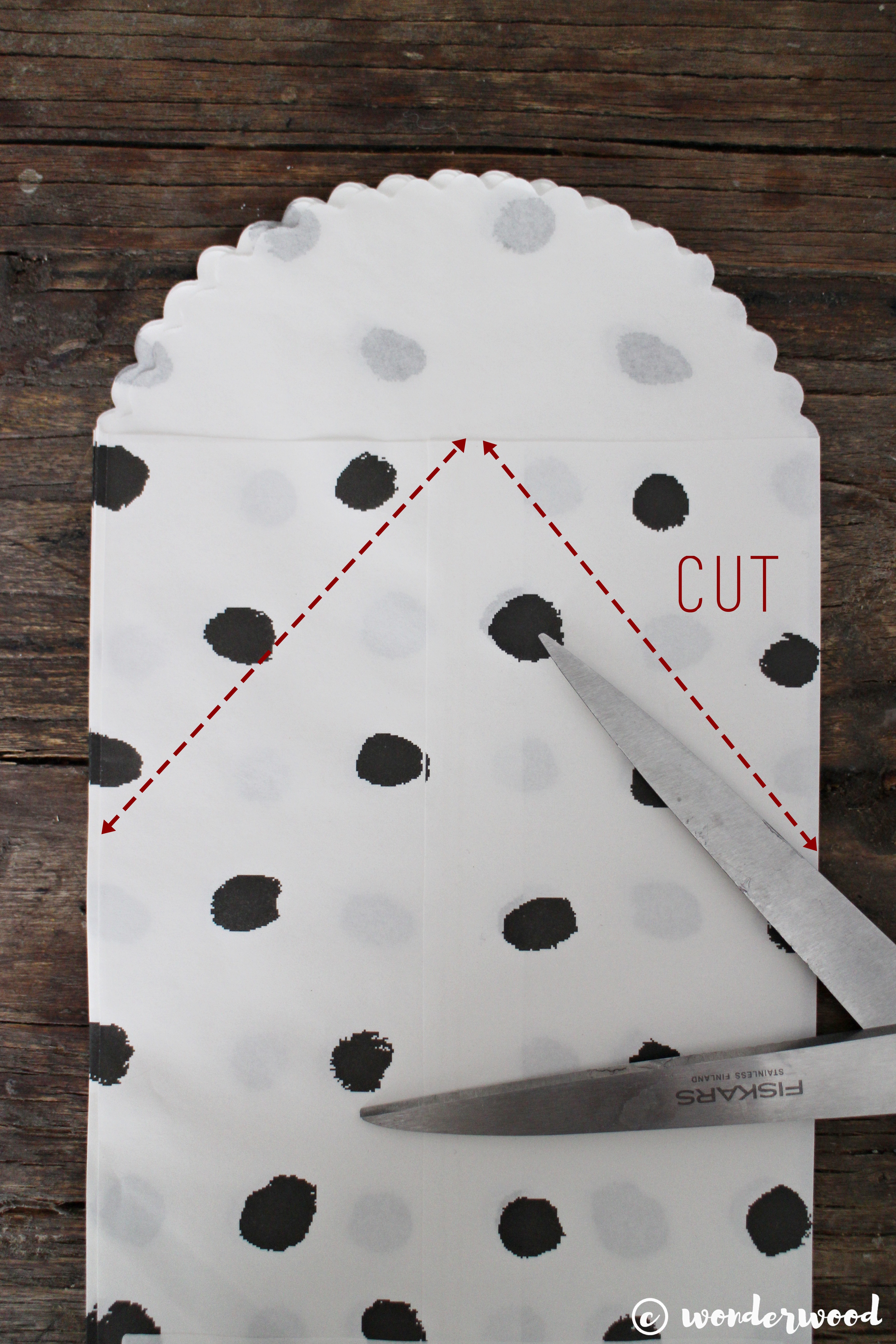 diy papirpose-stjerne // diy paper bag star