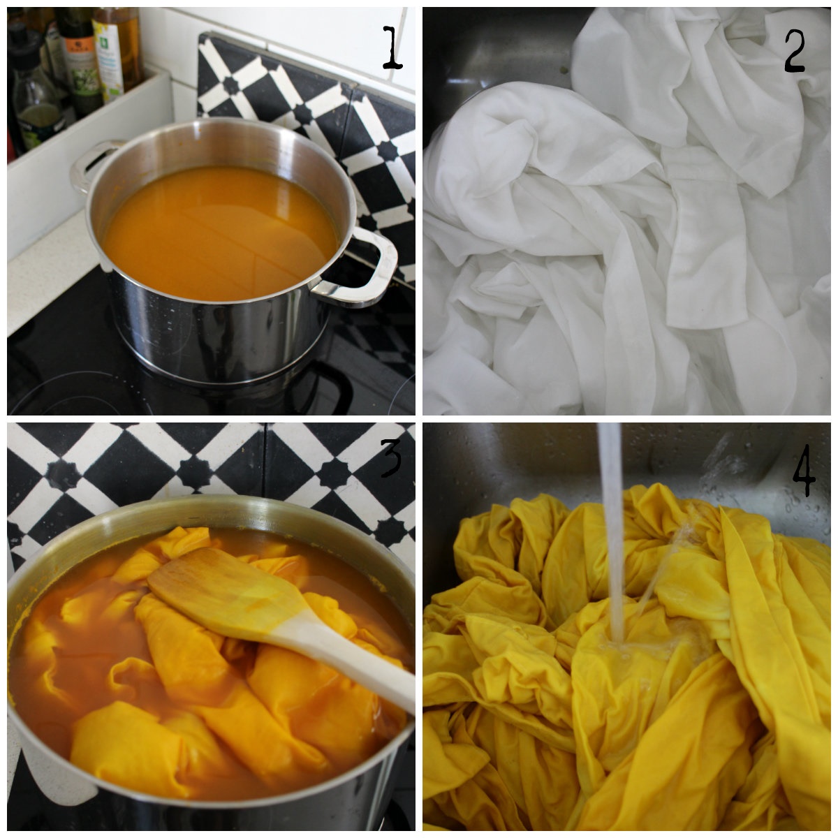 diy naturlig farging av tekstil // diy natural dye fabric