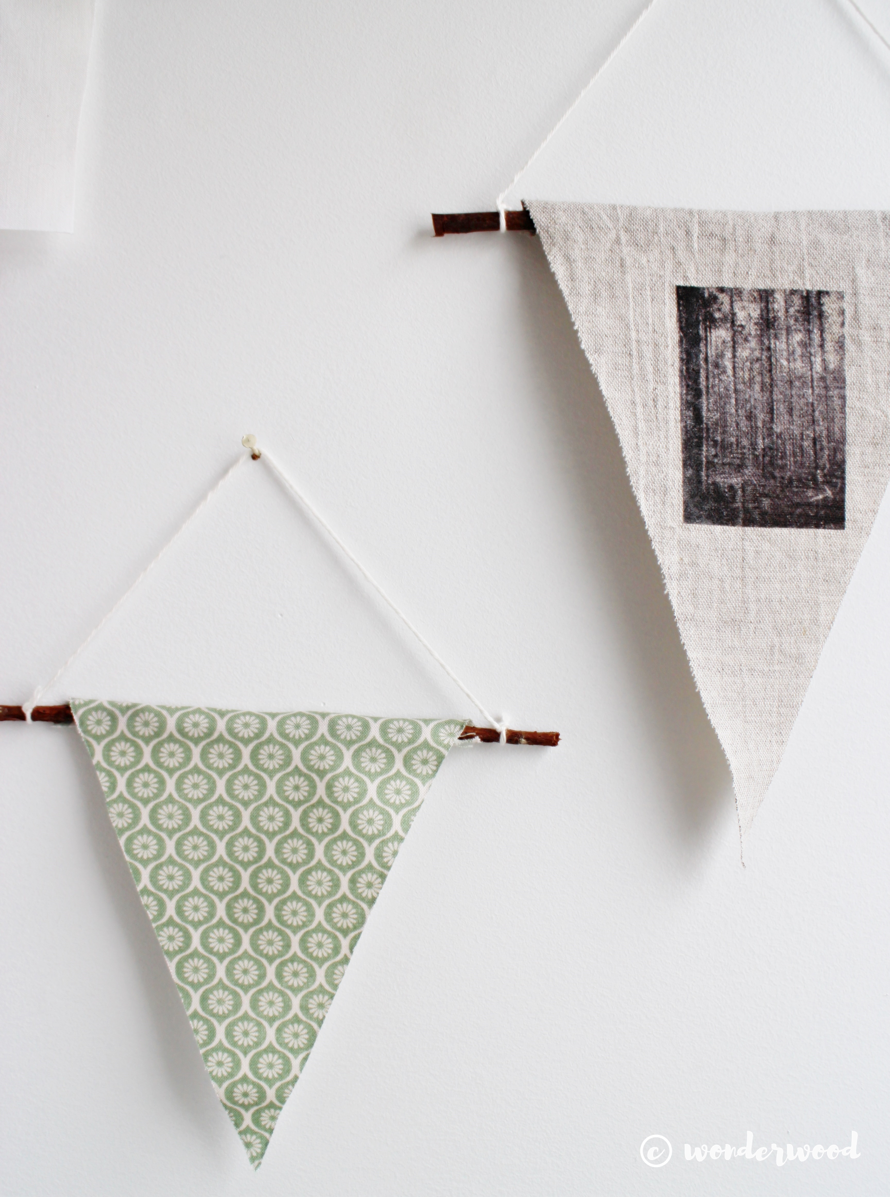 diy vimpler til veggen // diy decoration pennants