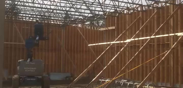 Roof Truss installation
