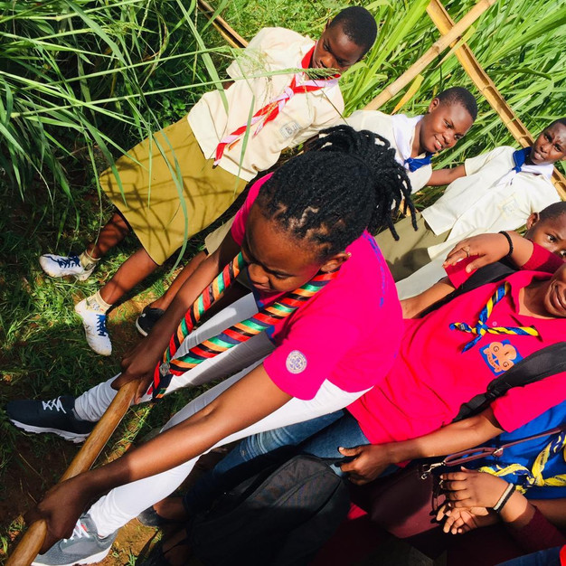 YESS Programme shaped my understanding of other people's culture, here I was planting a garden for a family in Kicukiro District with Rwandan Girl Guides