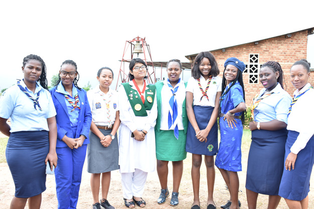 I (second on the left) enjoy being with my colleagues and friends in YESS Girls Movement. Eight countries, one family.
