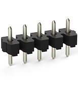 0.81 solder tail single row vertical pin header