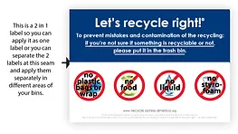 recycling right so we can