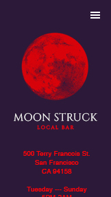 Destinationssider hjemmesideskabeloner – Landingsside til bar