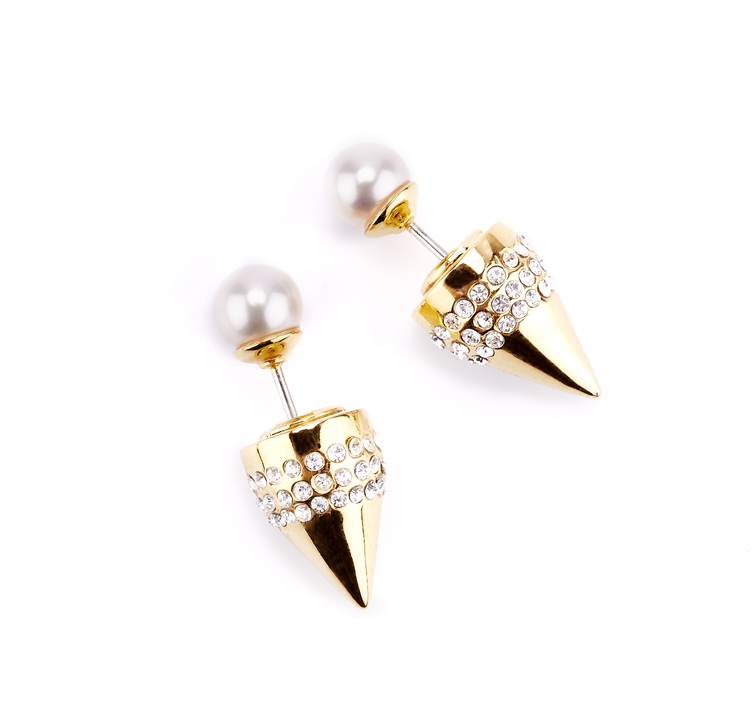 ROCKET PEARL EARRINGS Gold Philosophy Jewelry