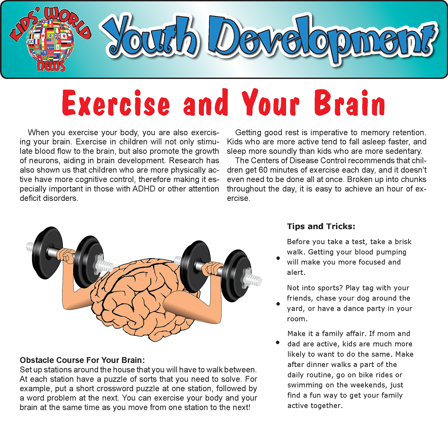 Exercise Makes Kids Brains More >> Youth Development Kids World News Exercise Makes Kids Brains More >> Youth Development Kids World News